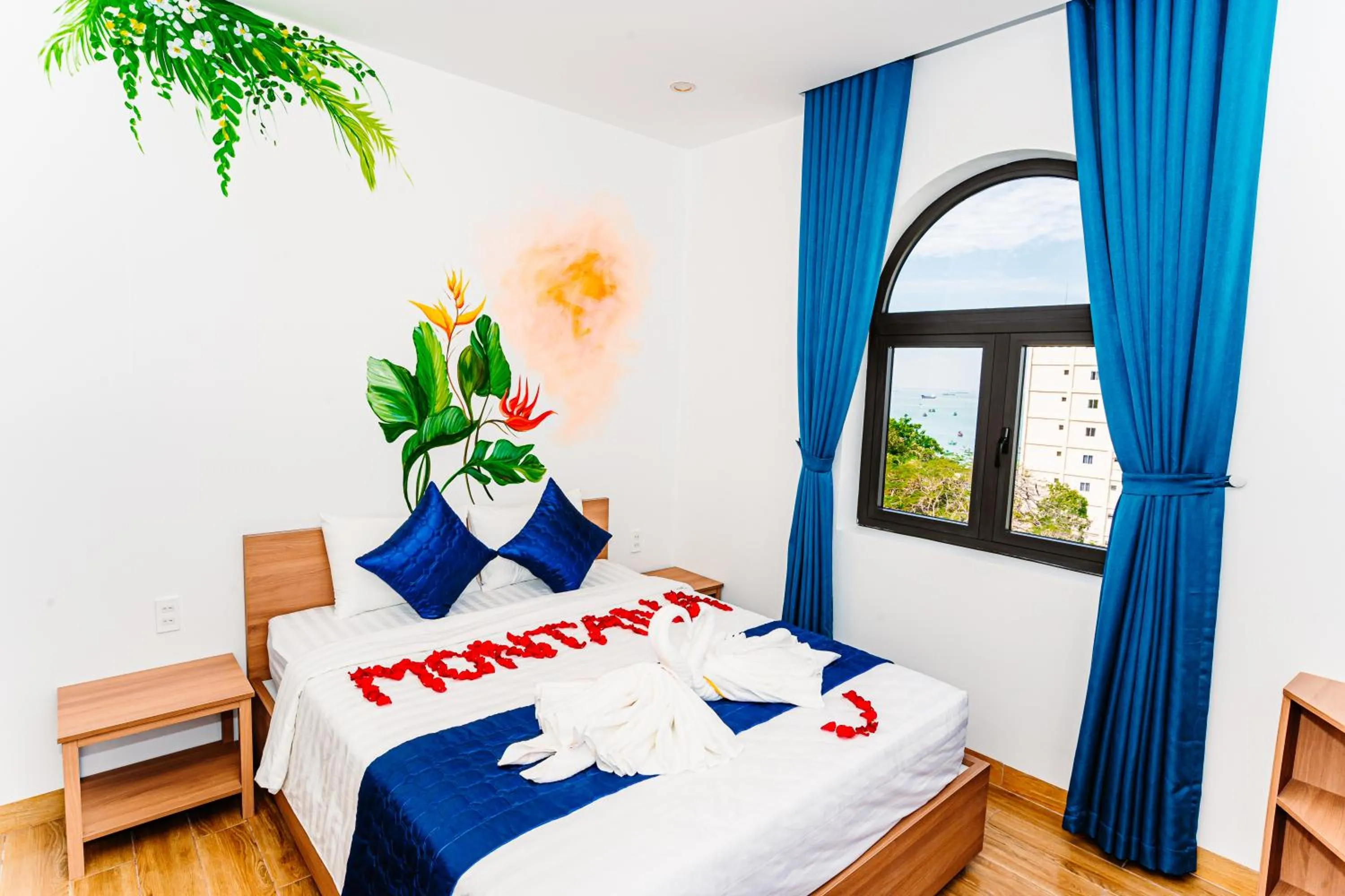 Bed in MONTANA HOMESTAY VUNG TAU