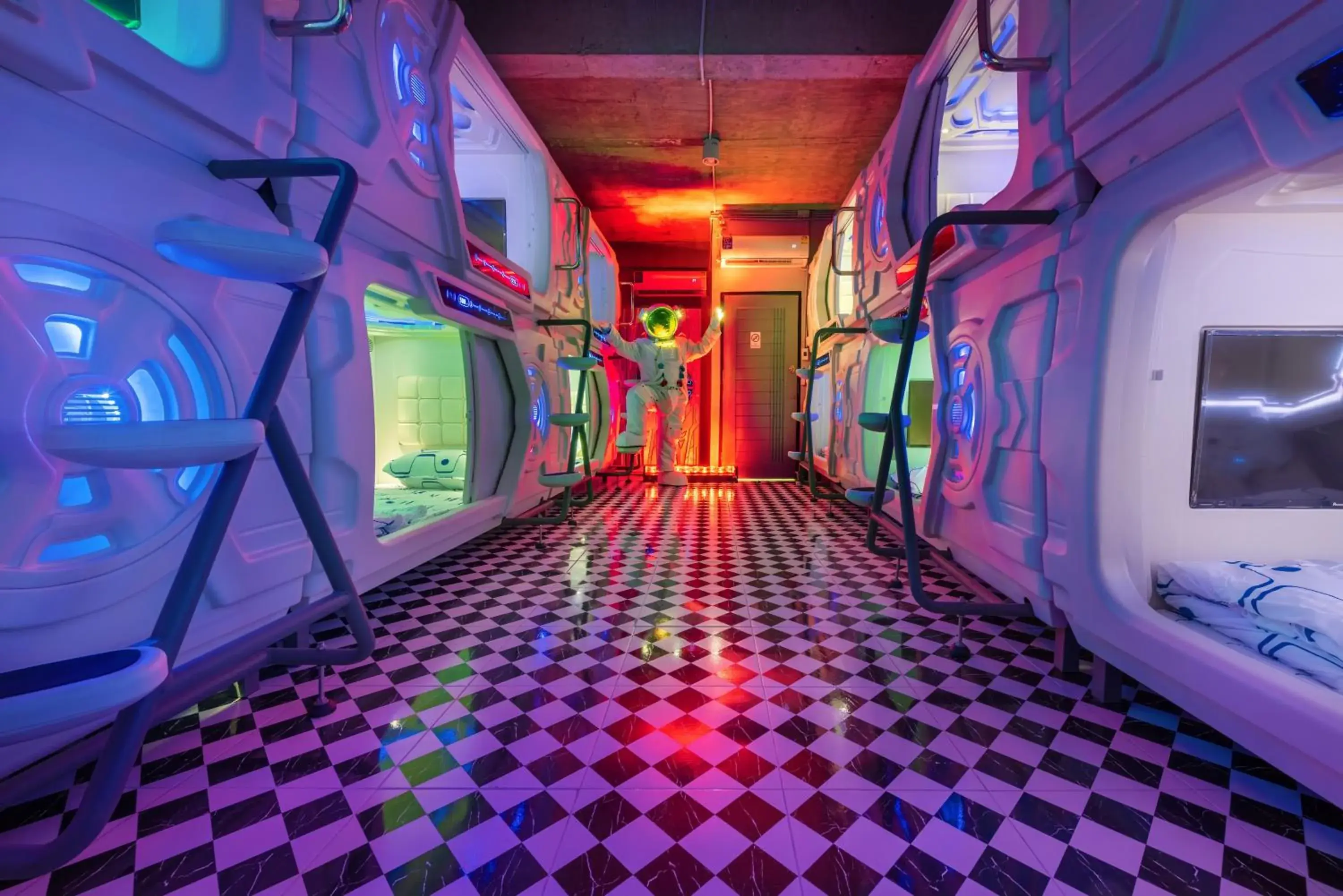 Bedroom in Space Station Hostel Bedroom in Space Station Hostel