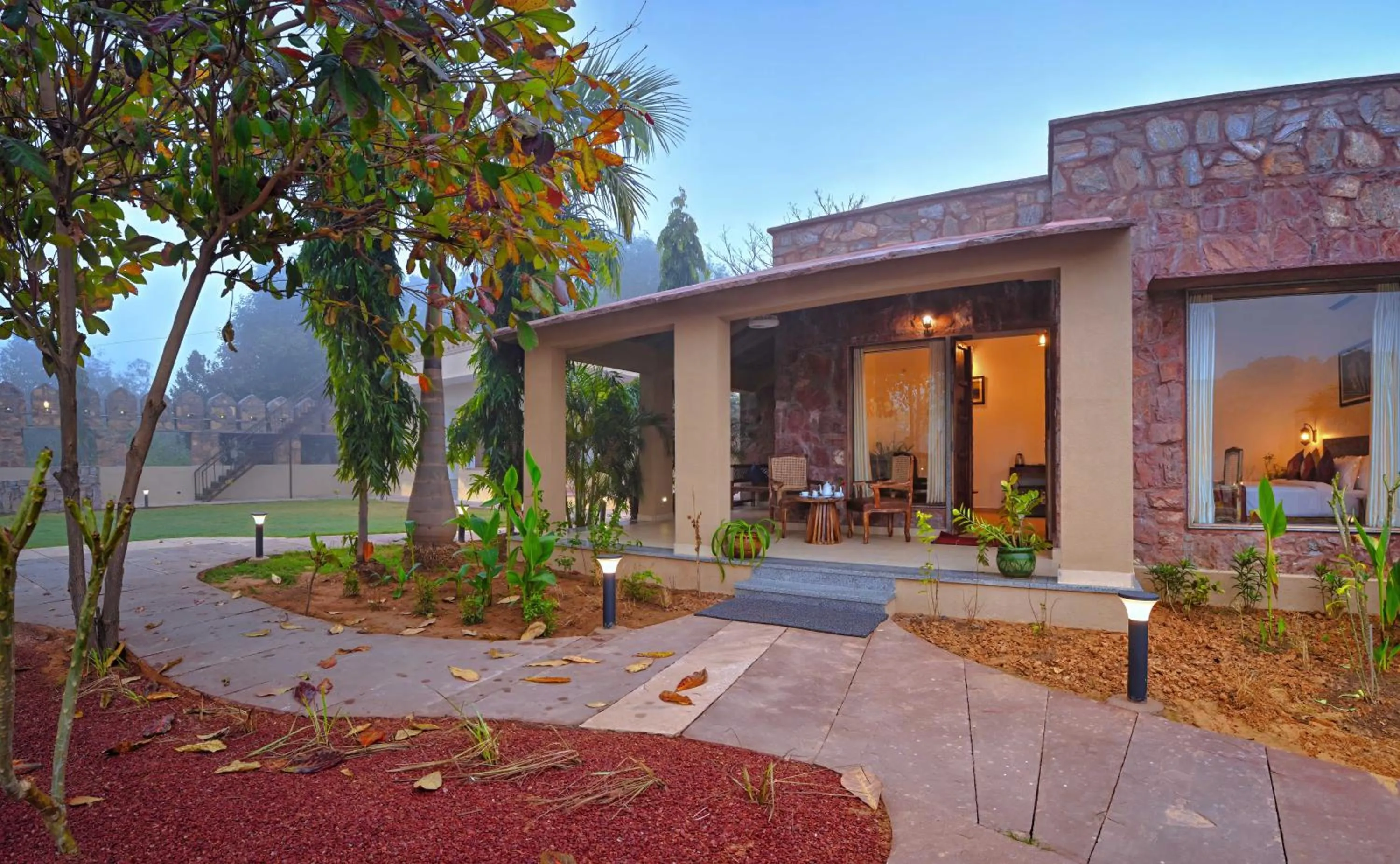 View (from property/room) in Aranya Vilas, Ranthambhore