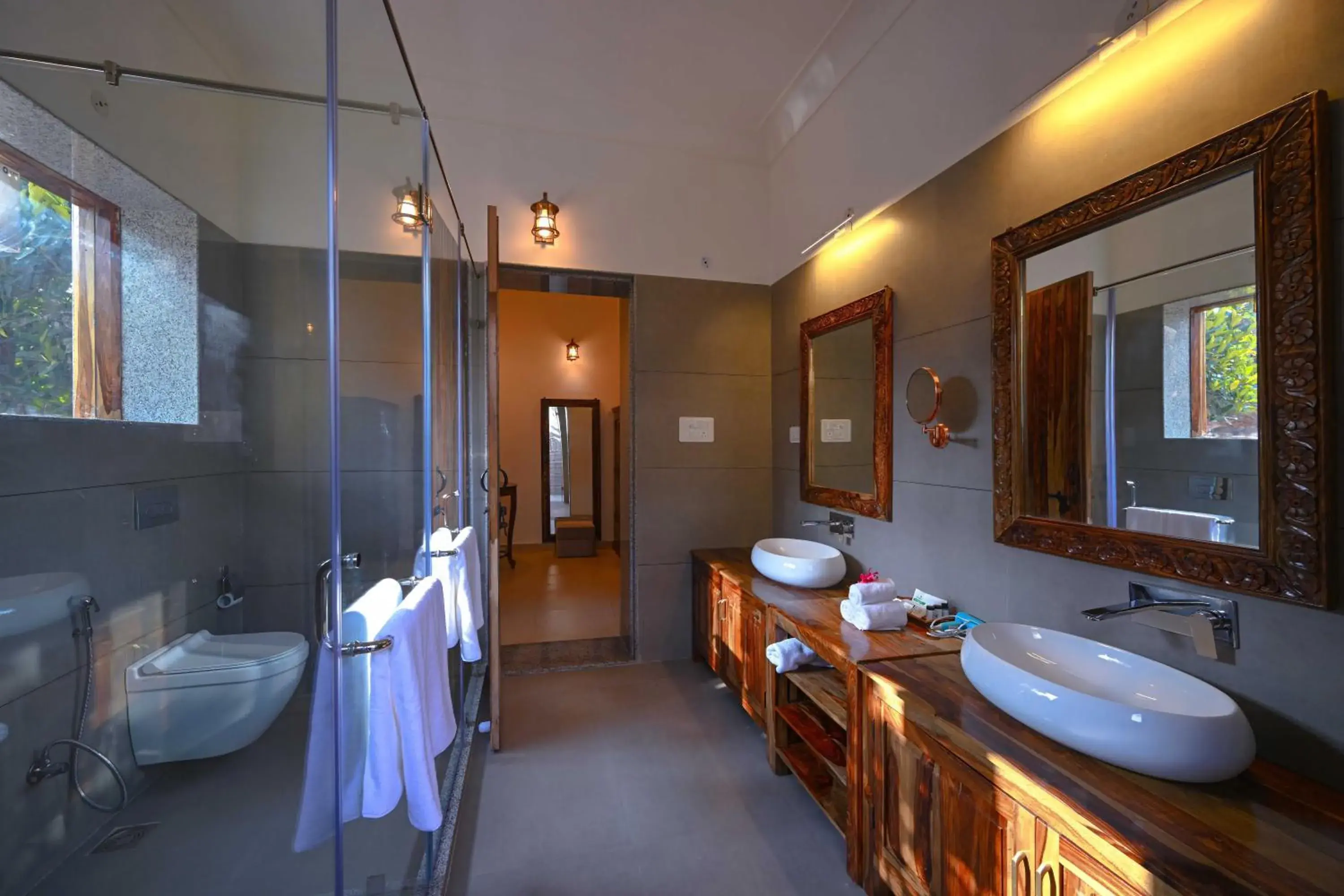 Deluxe Double Room with Shower in Aranya Vilas, Ranthambhore Deluxe Double Room with Shower in Aranya Vilas, Ranthambhore