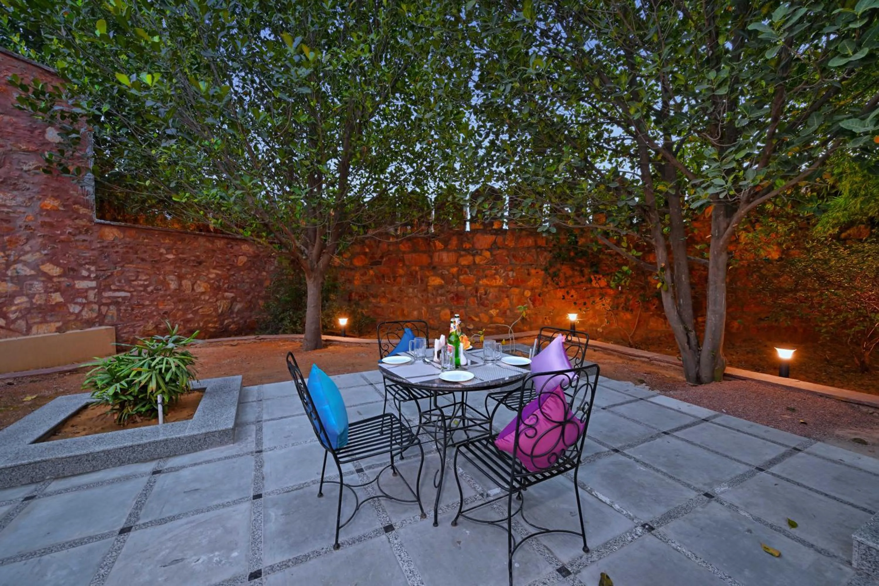 Dinner in Aranya Vilas, Ranthambhore