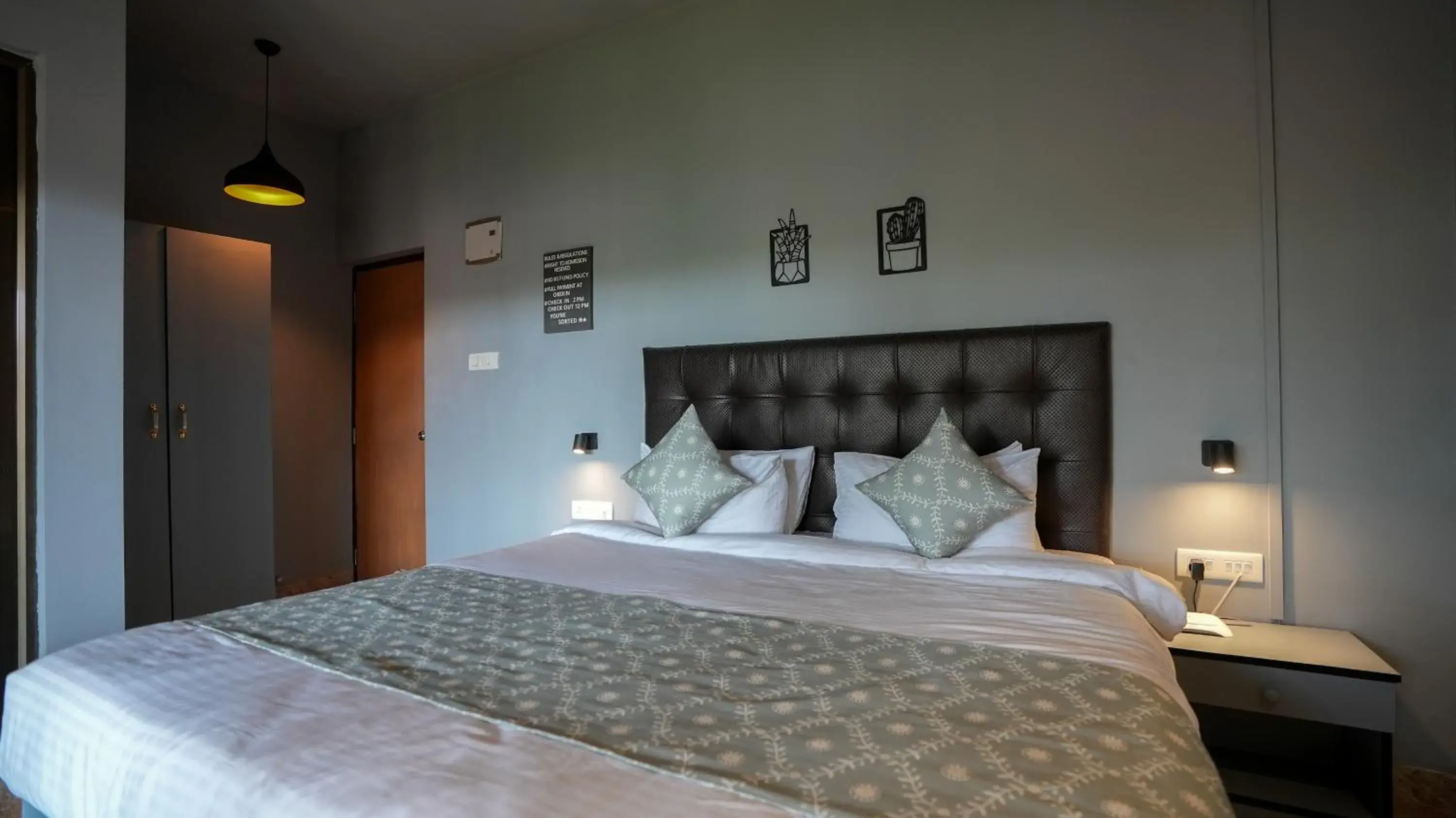 Bedroom, Bed in Sortby Stays, Vagator Bedroom, Bed in Sortby Stays, Vagator