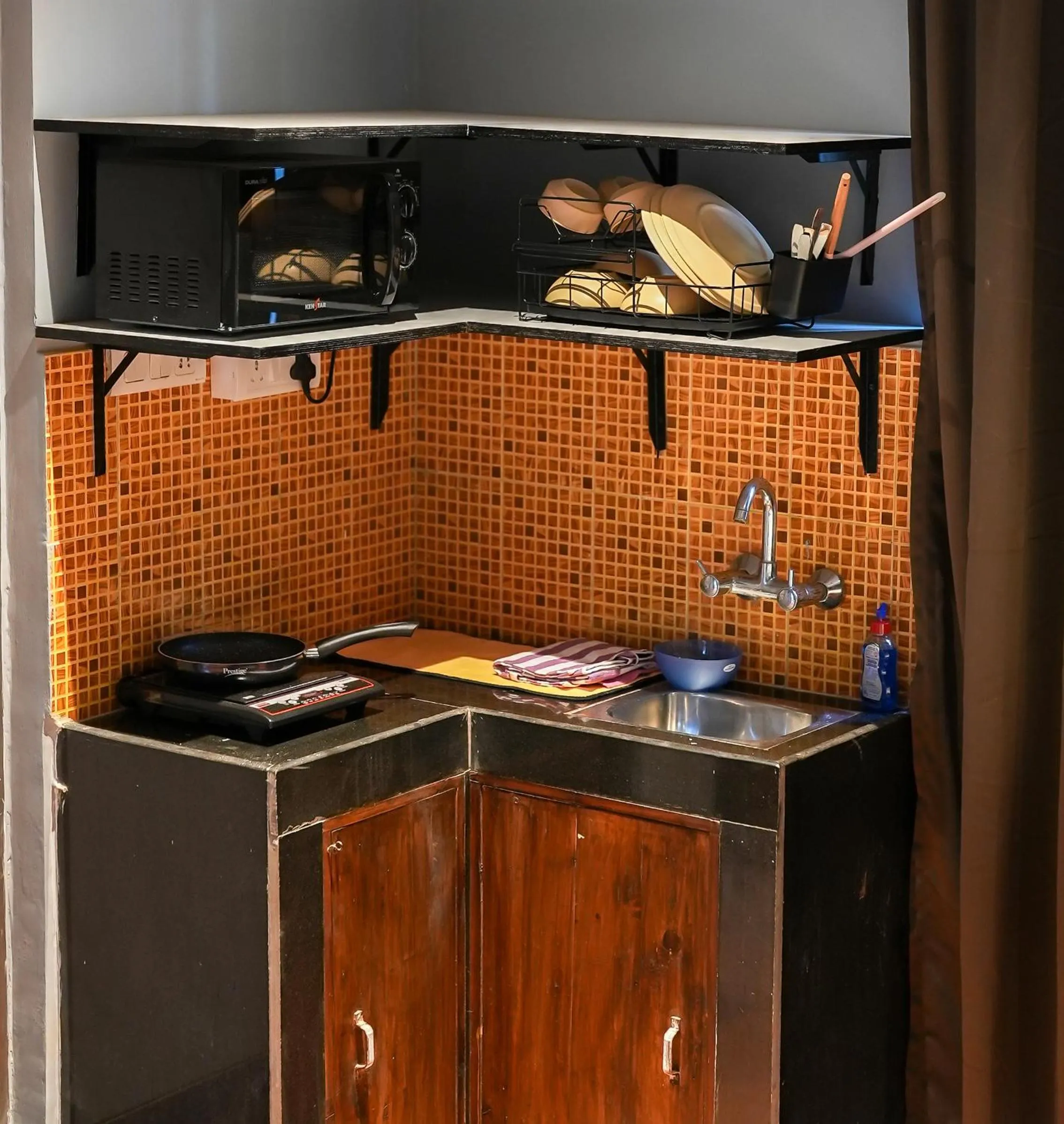 Kitchen or kitchenette in Sortby Stays, Vagator