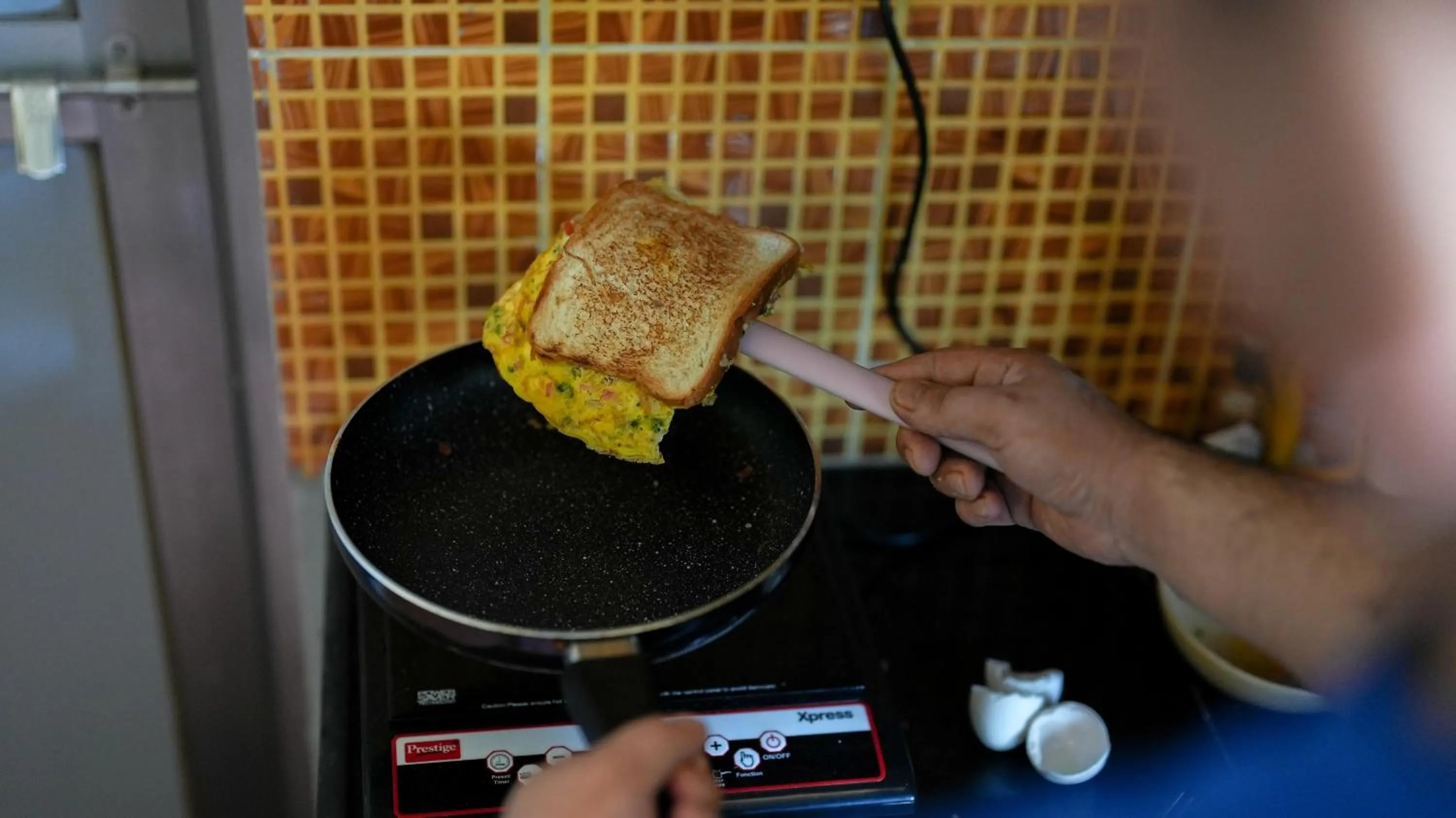 Kitchen or kitchenette in Sortby Stays, Vagator