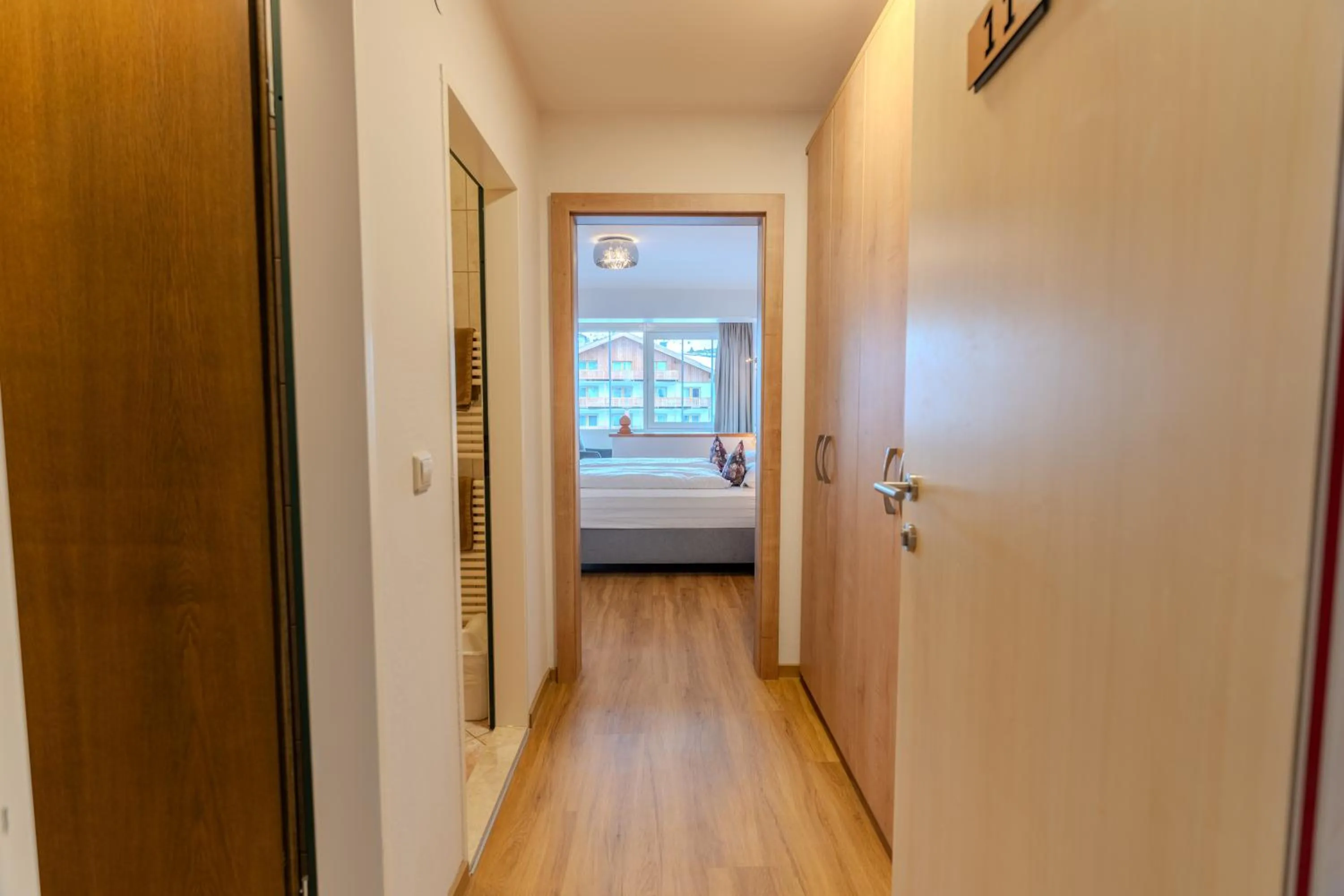 Photo of the whole room, Bed in Appartementhaus Christophorus