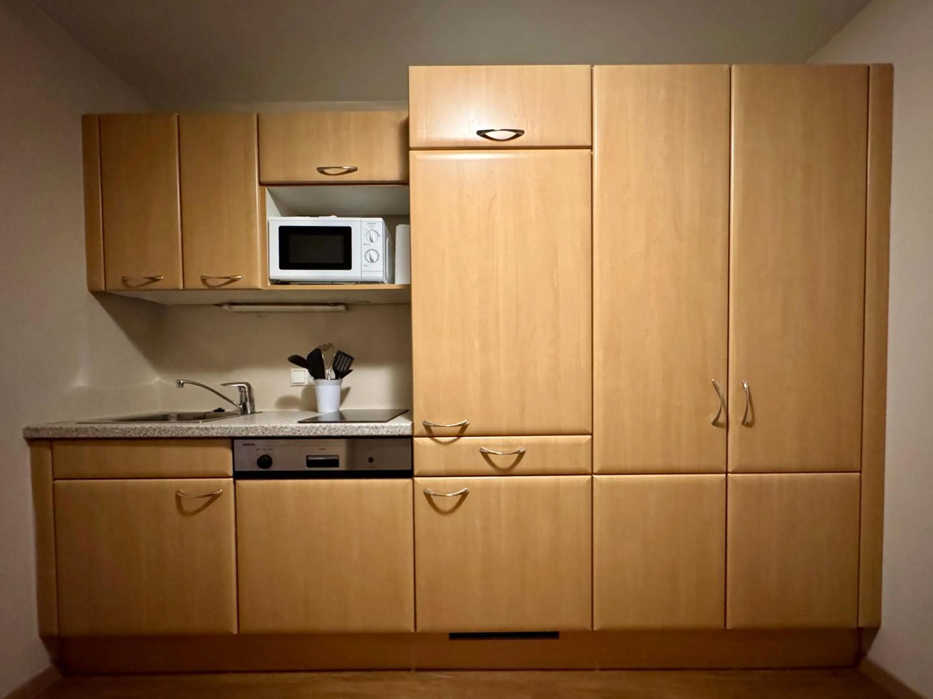 Kitchen or kitchenette in Appartementhaus Christophorus