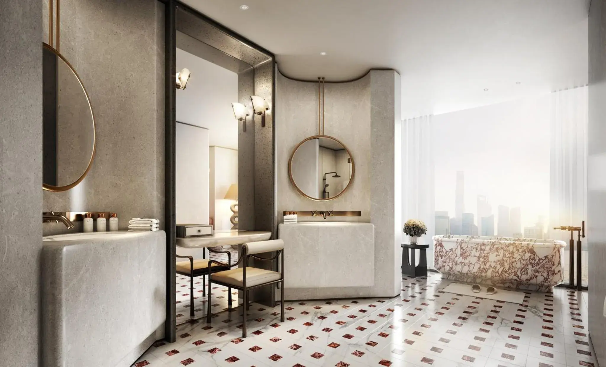 Photo of the whole room in Regent Shanghai on the Bund Photo of the whole room in Regent Shanghai on the Bund