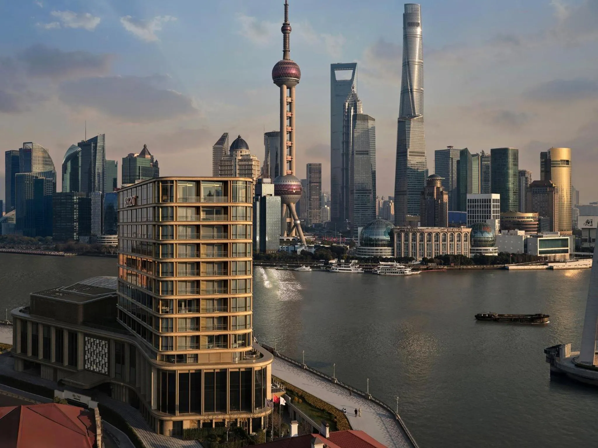 Property building in Regent Shanghai on the Bund