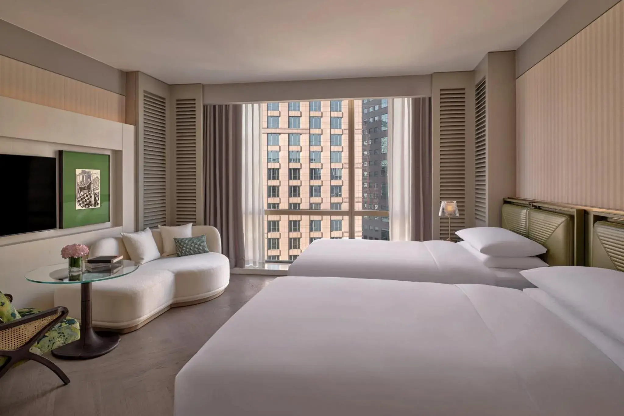 Classic Double Room with Two Double Beds in Regent Shanghai on the Bund Classic Double Room with Two Double Beds in Regent Shanghai on the Bund