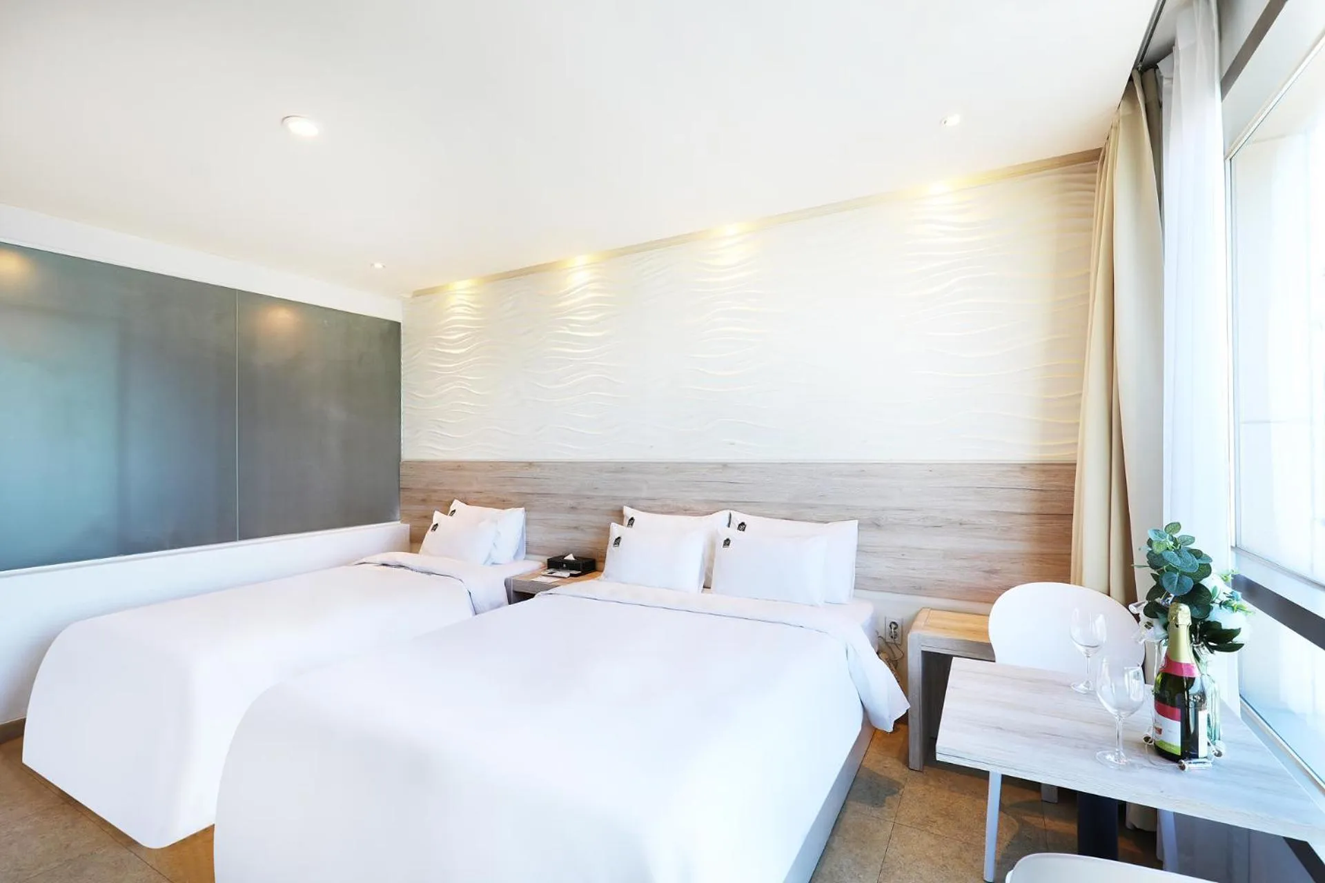 Bed in Hotel The Sea Star