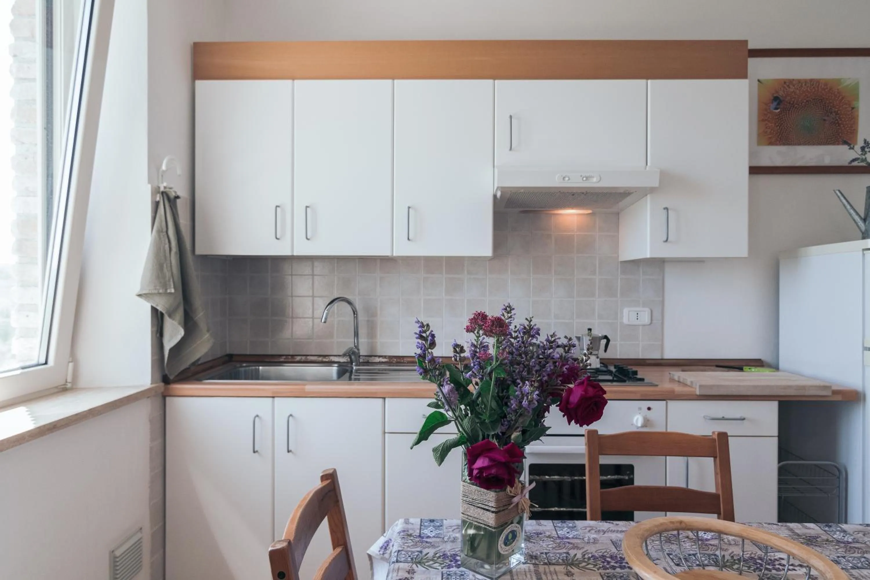 Kitchen or kitchenette in Agriturismo Case al Sole
