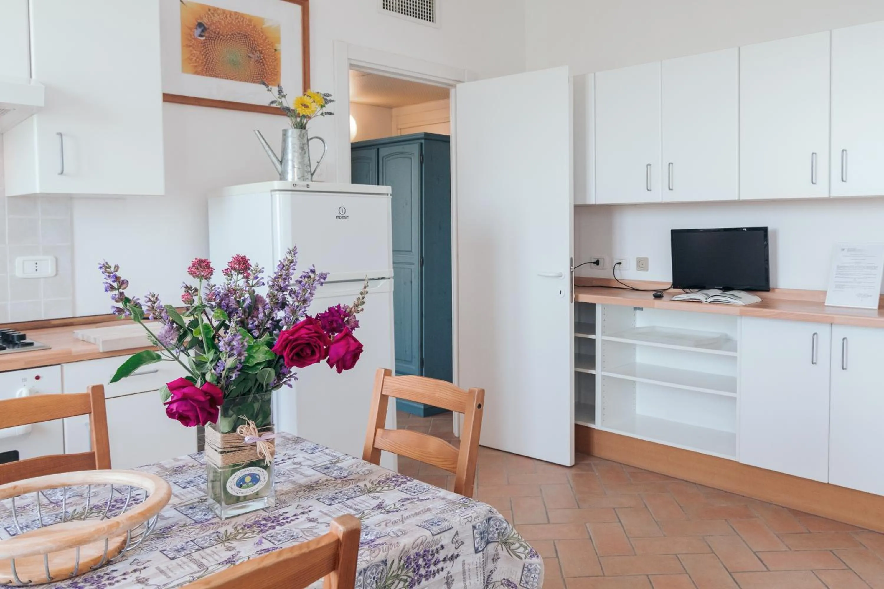 Kitchen or kitchenette in Agriturismo Case al Sole