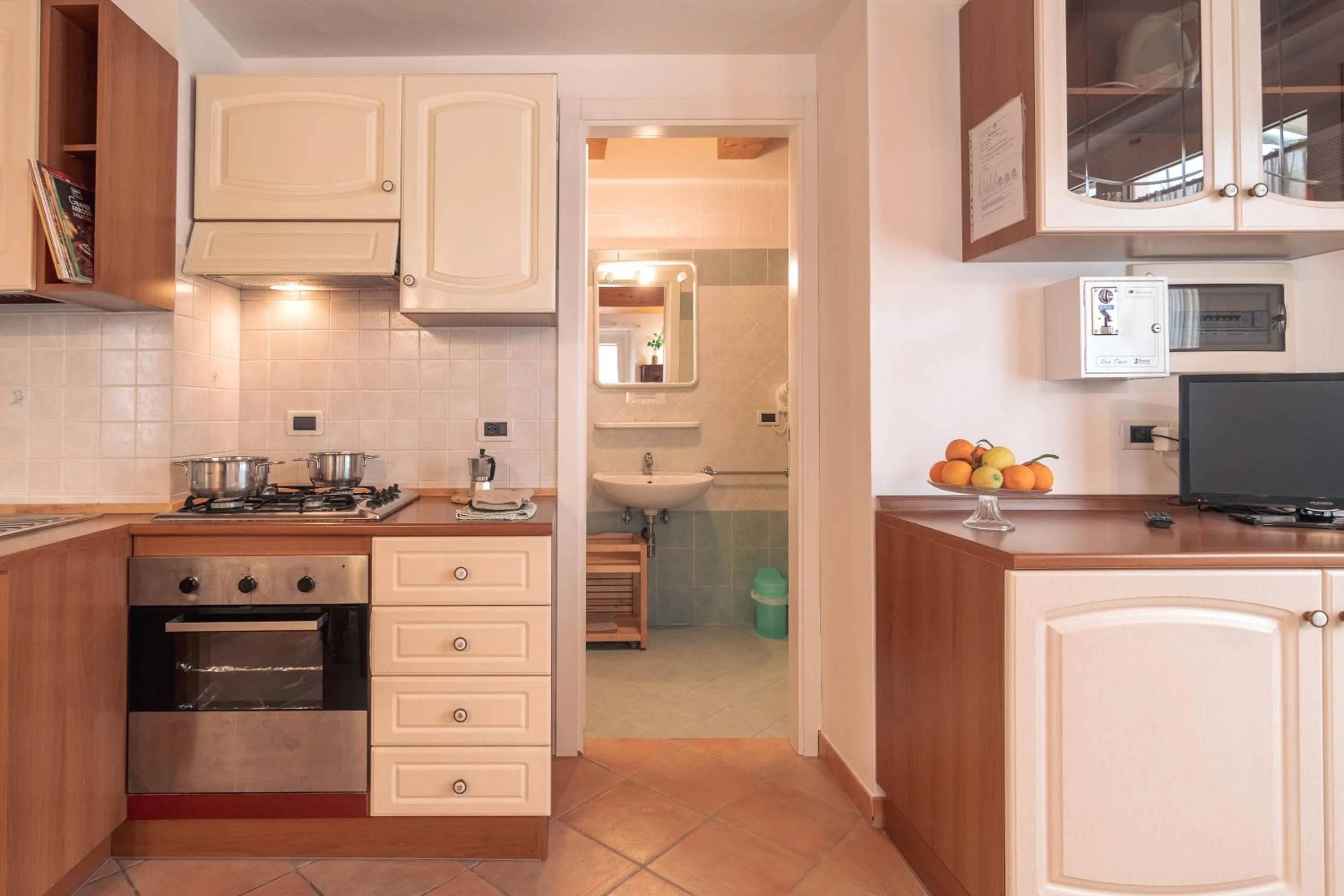 Kitchen or kitchenette in Agriturismo Case al Sole
