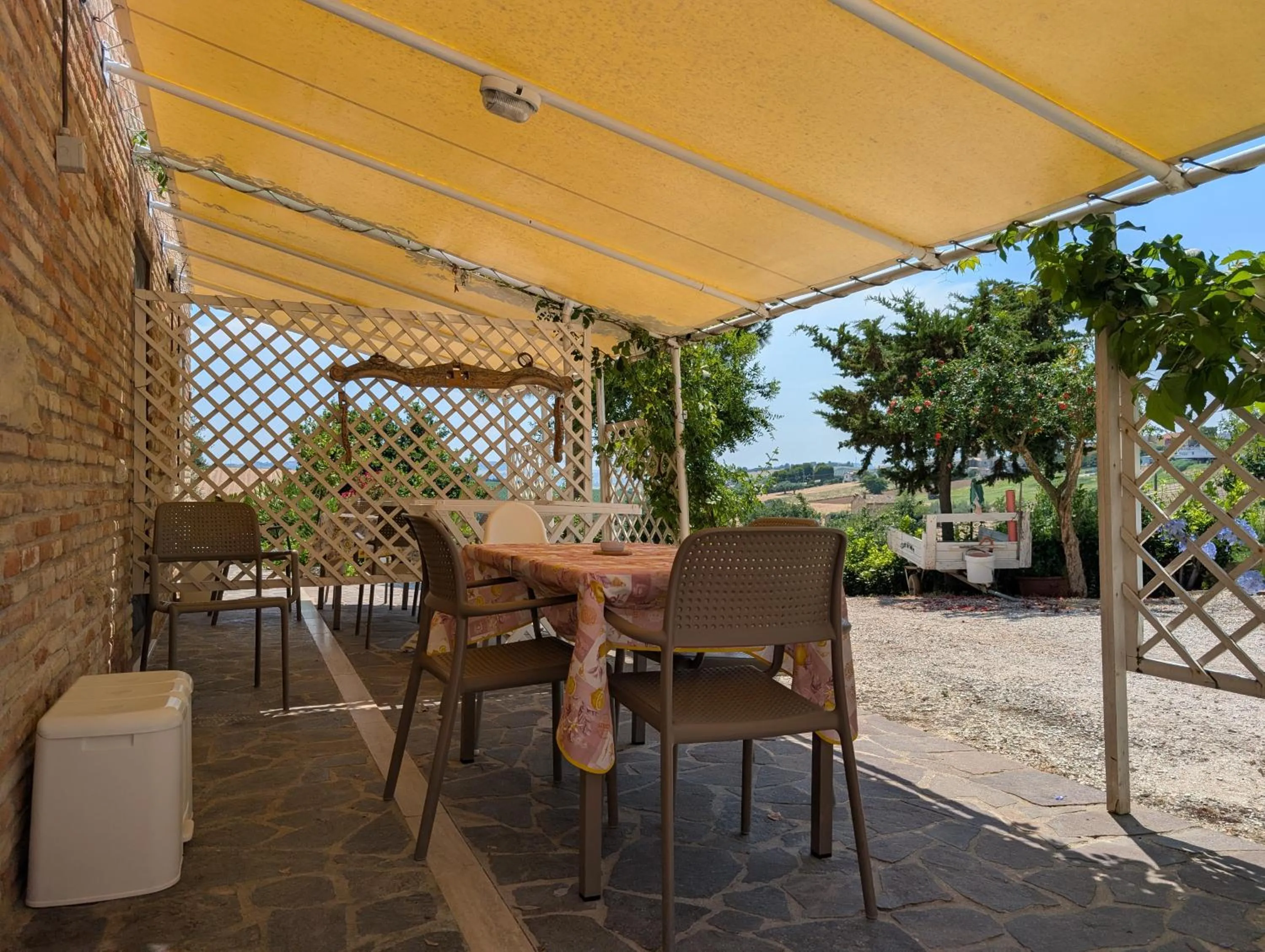 Patio in Agriturismo Case al Sole