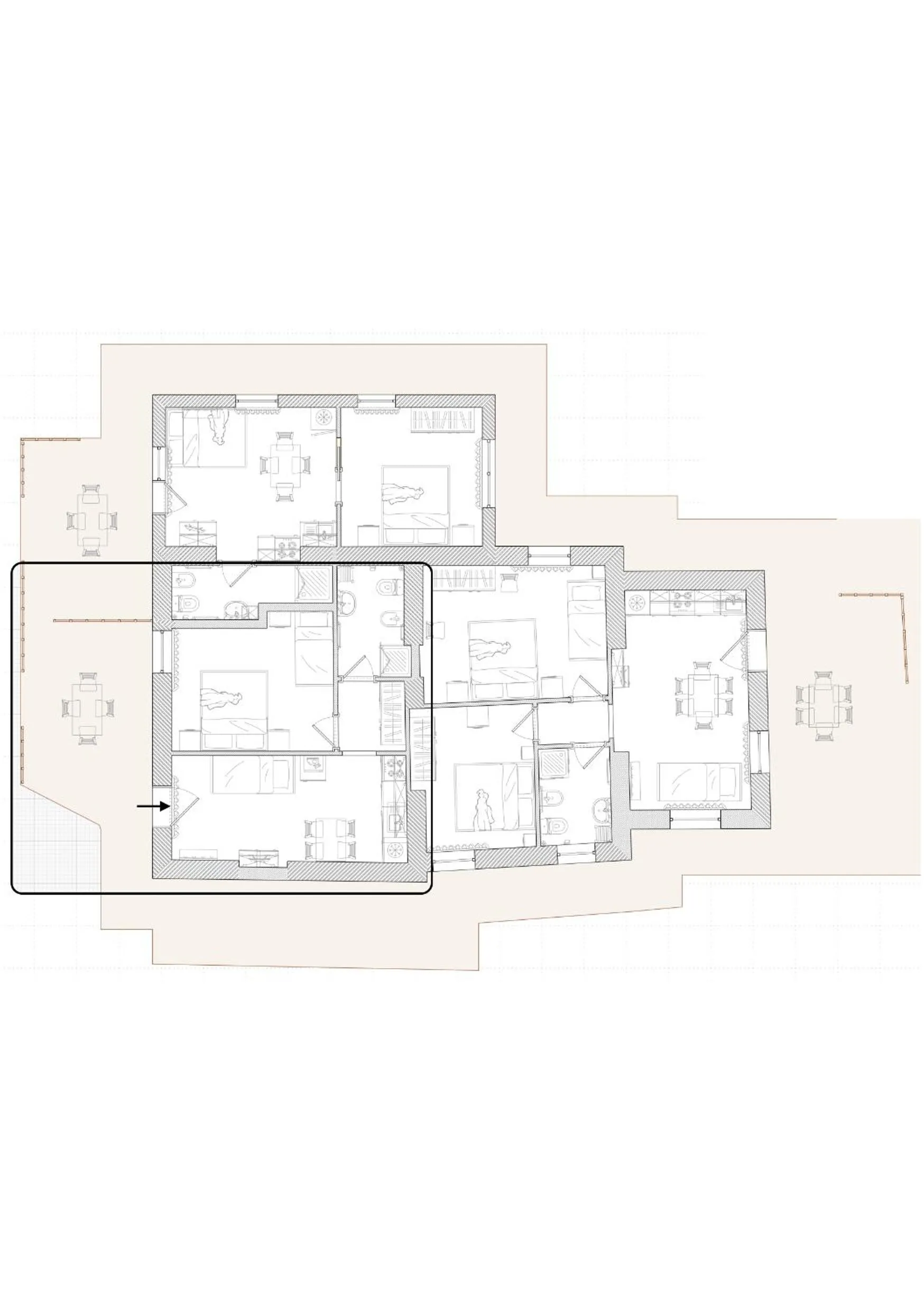 Floor plan in Agriturismo Case al Sole