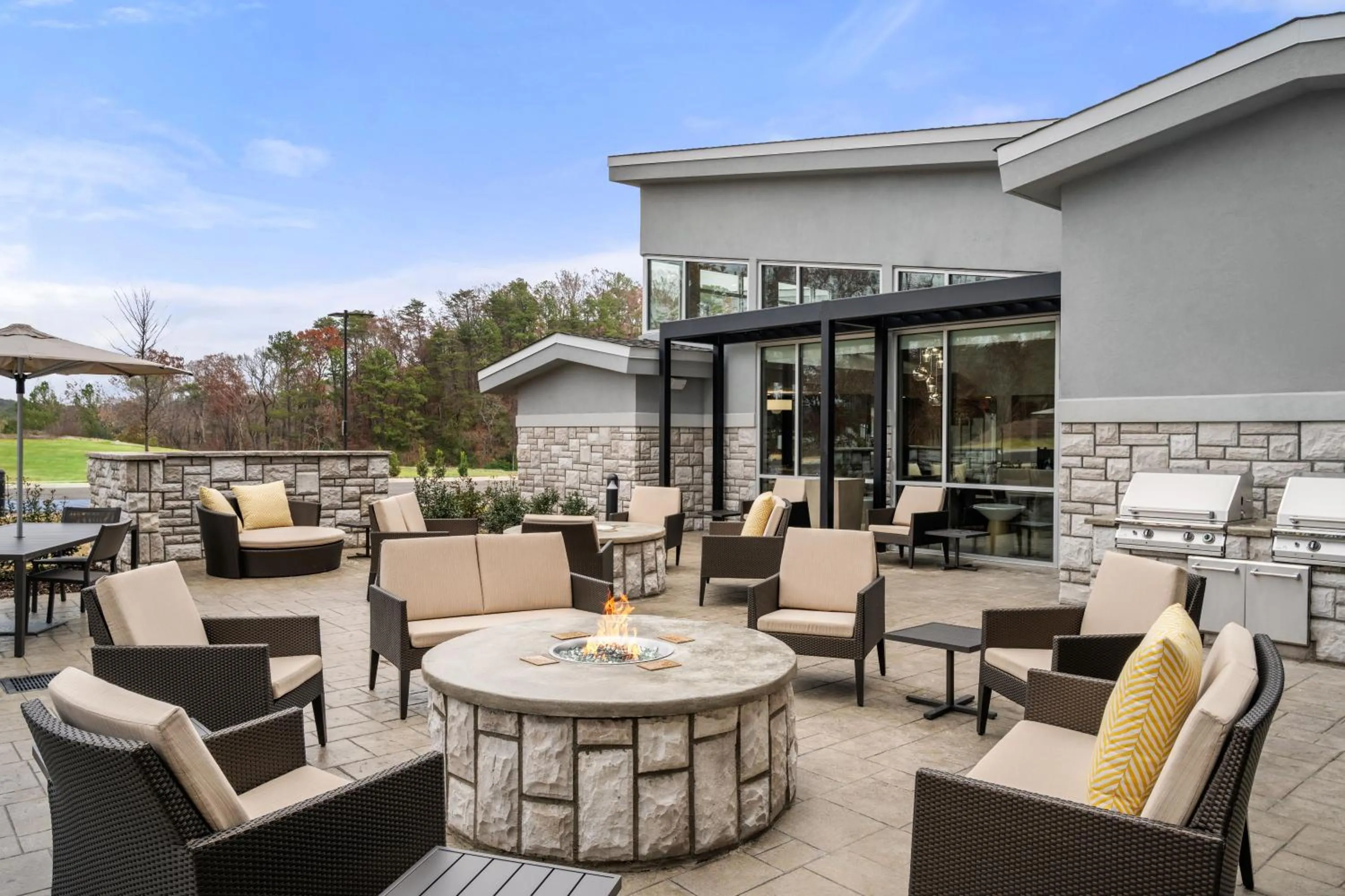 Patio in Residence Inn by Marriott Homewood Mountain Brook