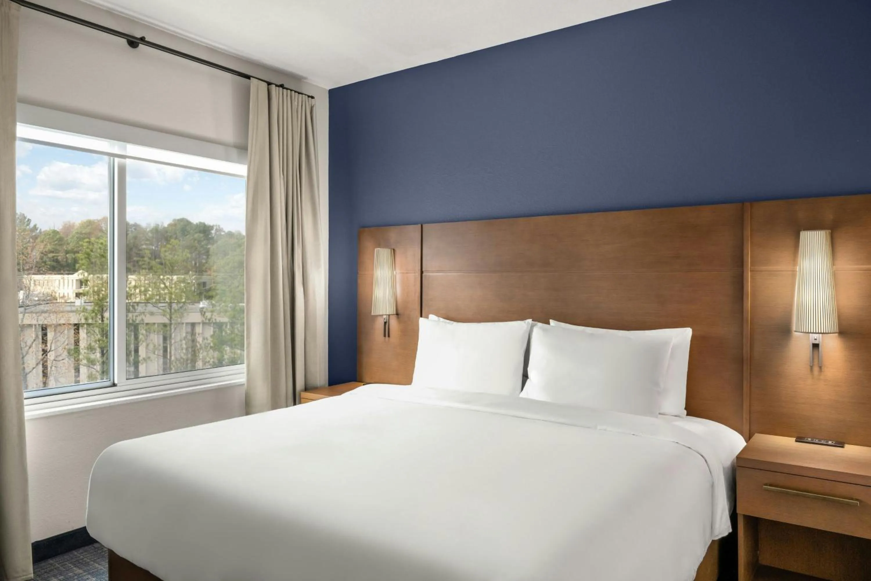 Bedroom, Bed in Residence Inn by Marriott Homewood Mountain Brook