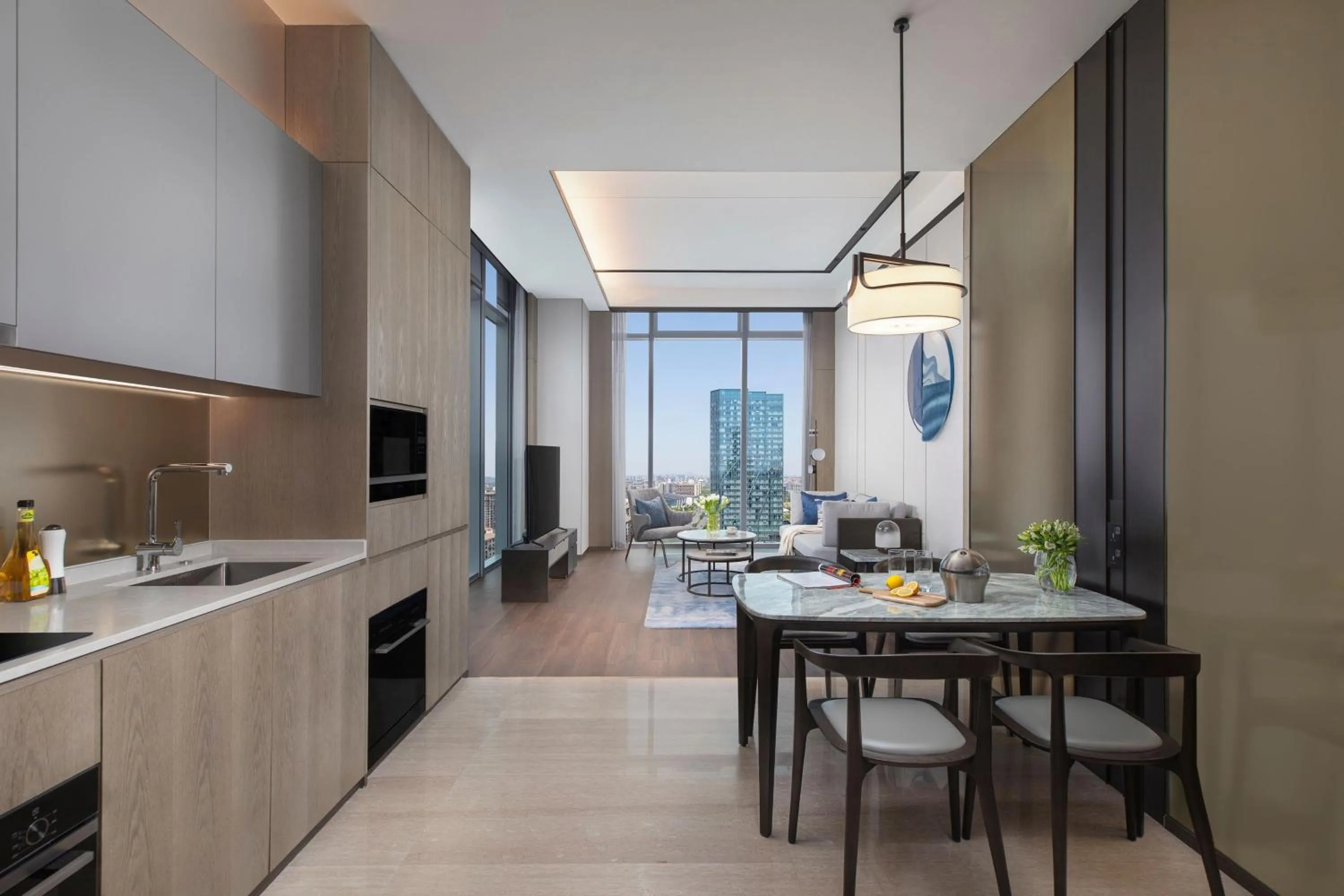 Bedroom in Marriott Executive Apartments Hangzhou