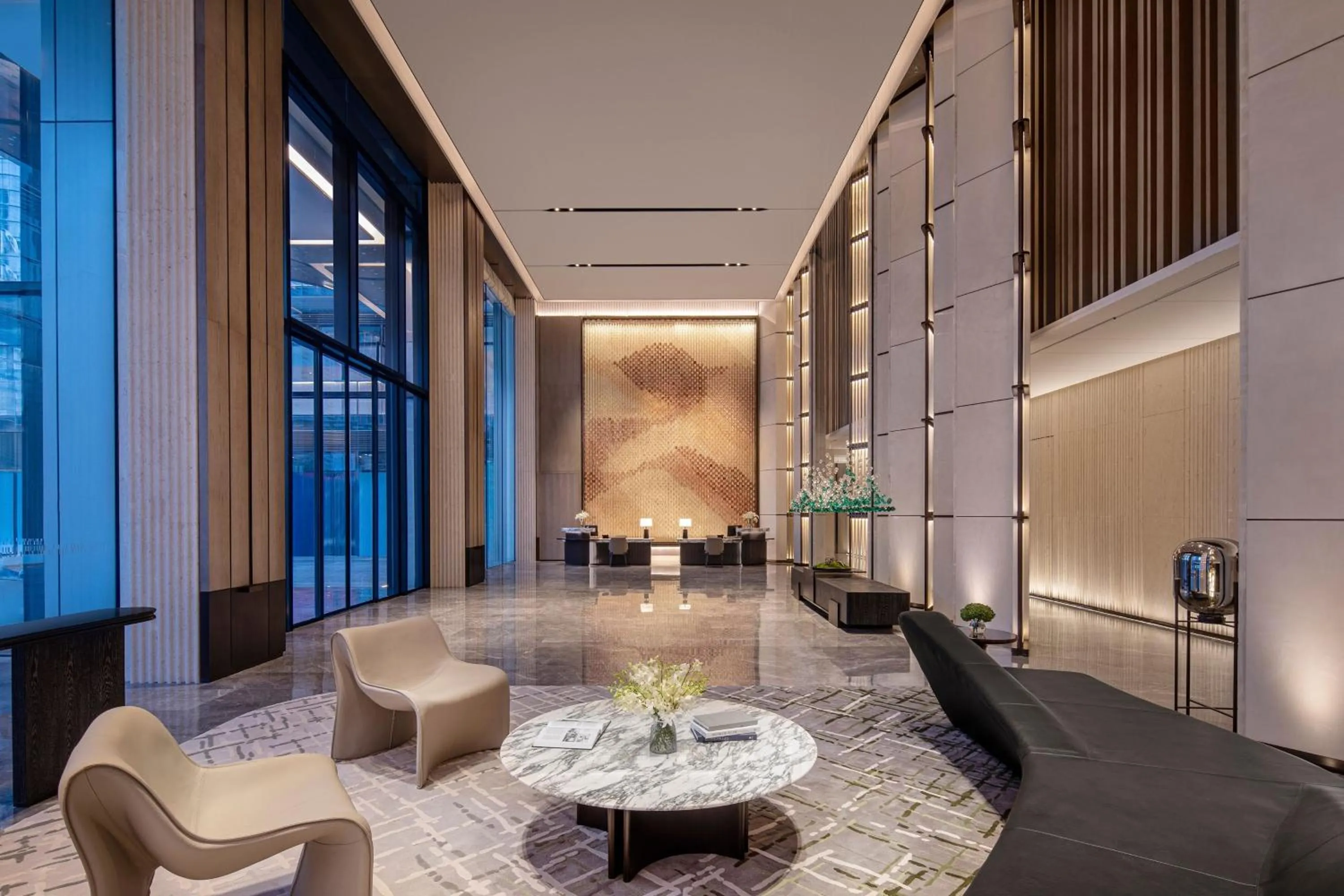 Lobby or reception in Marriott Executive Apartments Hangzhou