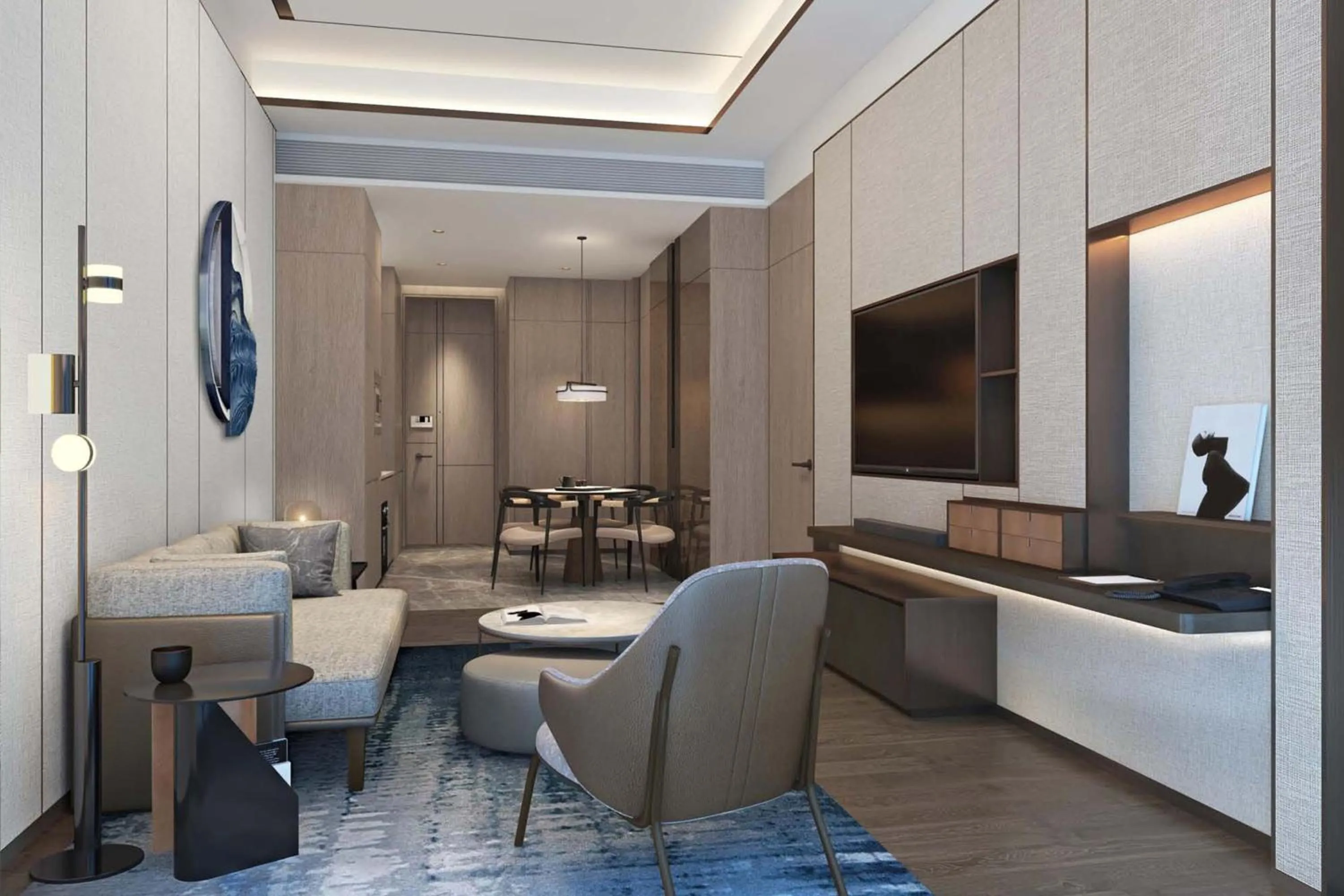 Bedroom in Marriott Executive Apartments Hangzhou