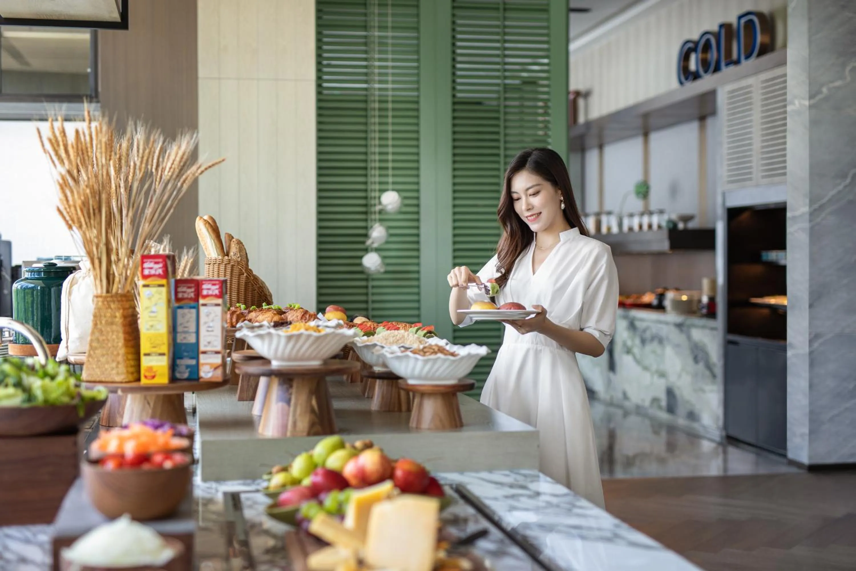 Breakfast in Marriott Executive Apartments Hangzhou