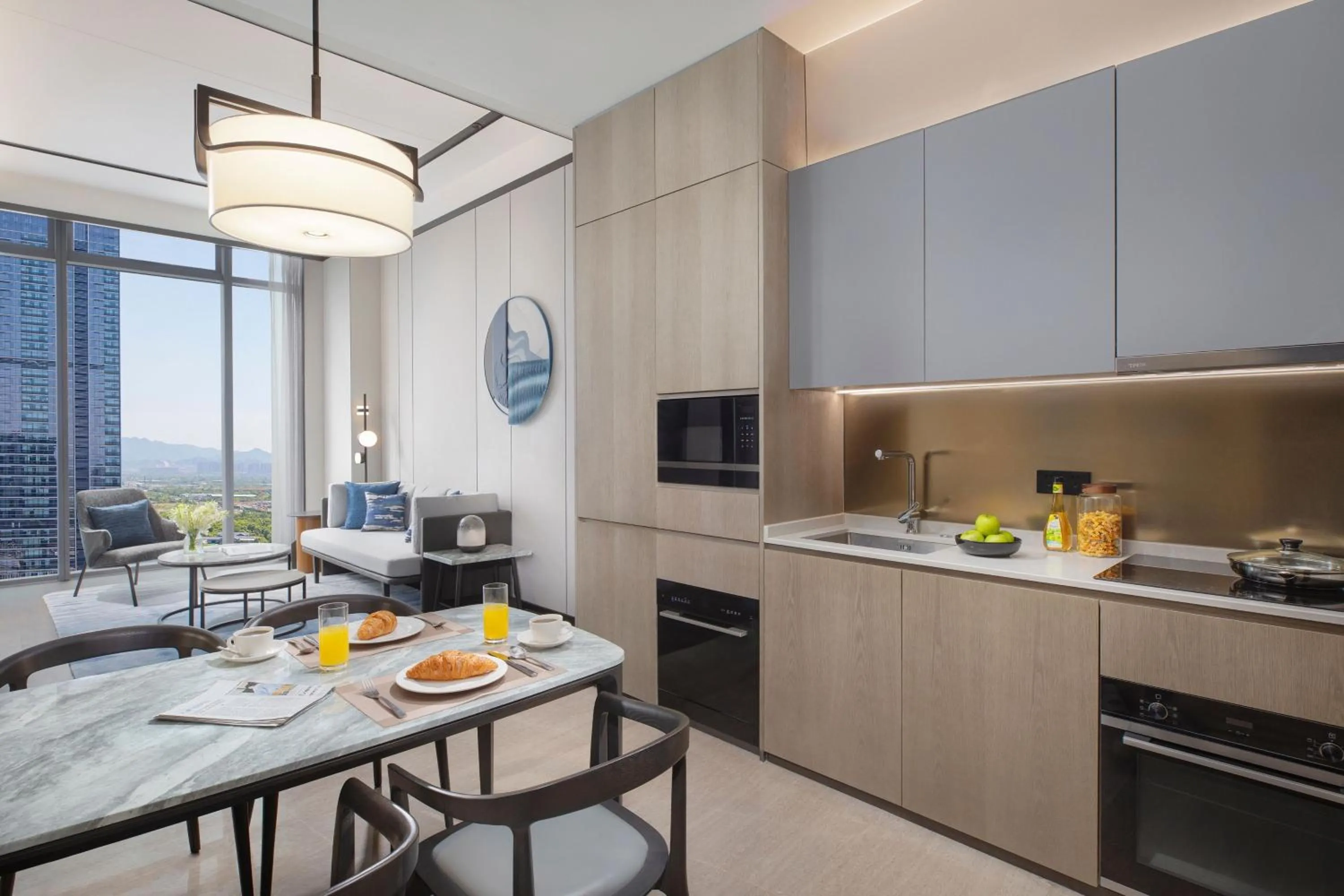 Bedroom in Marriott Executive Apartments Hangzhou