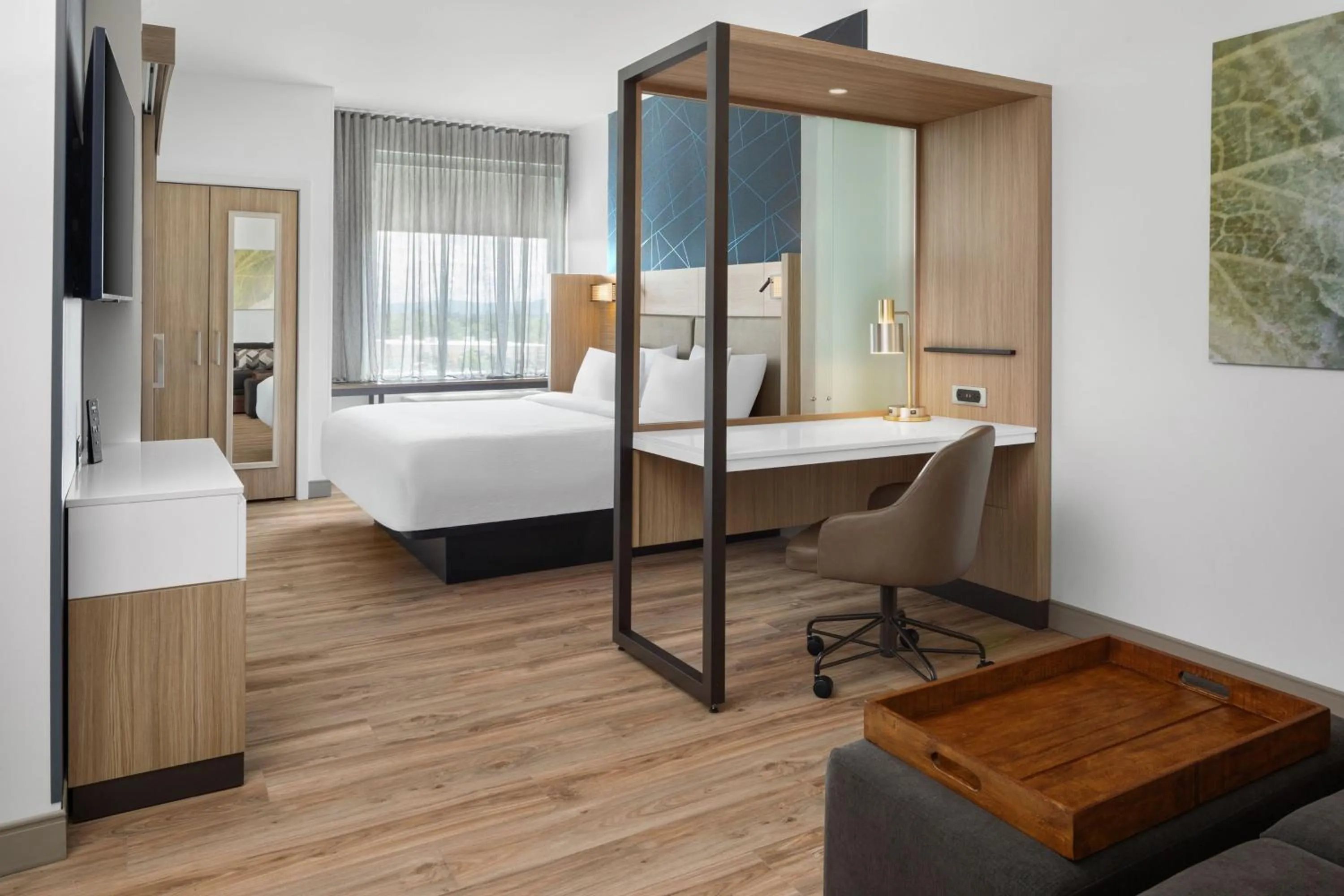 Bedroom, Bed in SpringHill Suites by Marriott Roanoke North