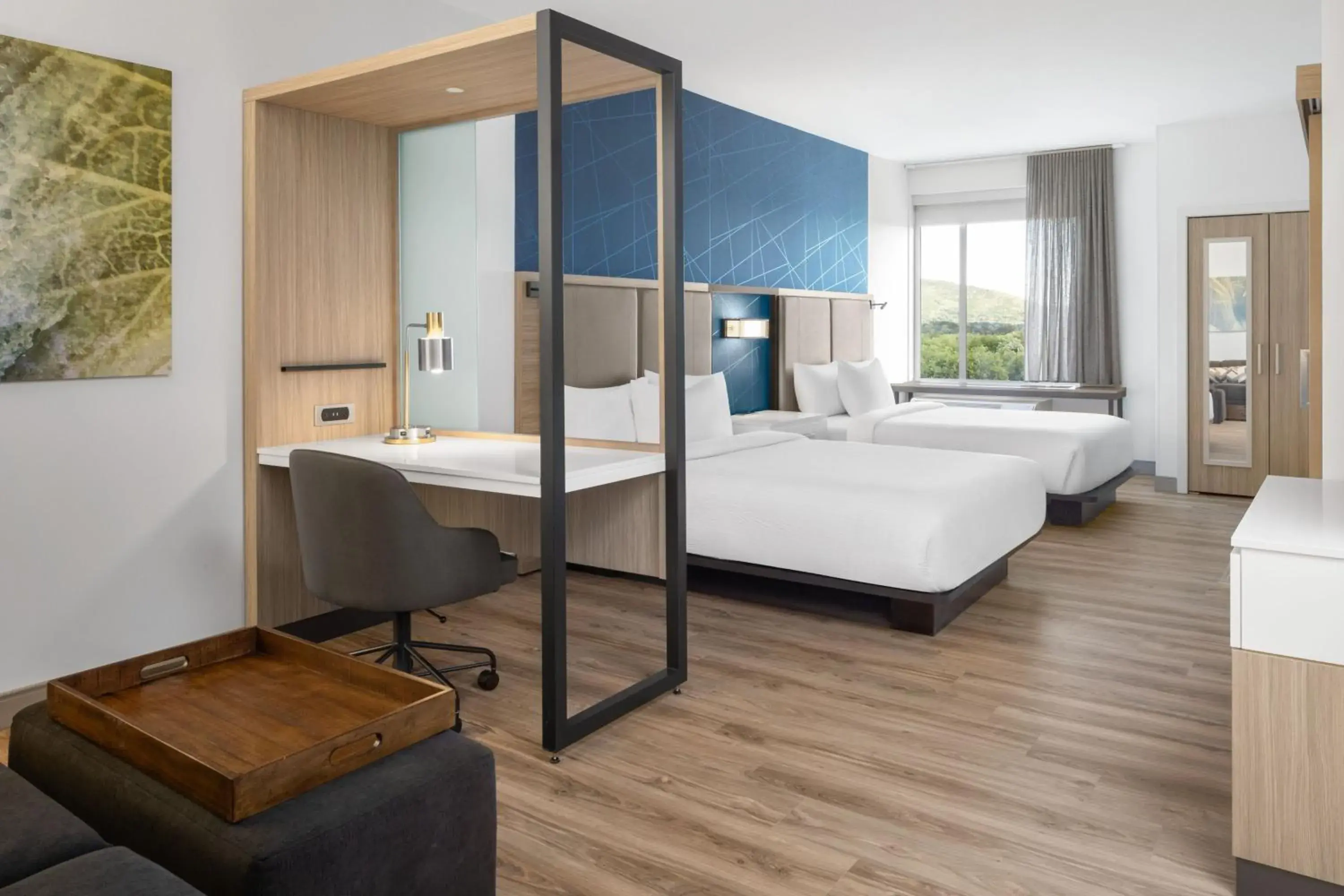 Suite with Two Queen Beds - Hearing Accessible in SpringHill Suites by Marriott Roanoke North Suite with Two Queen Beds - Hearing Accessible in SpringHill Suites by Marriott Roanoke North