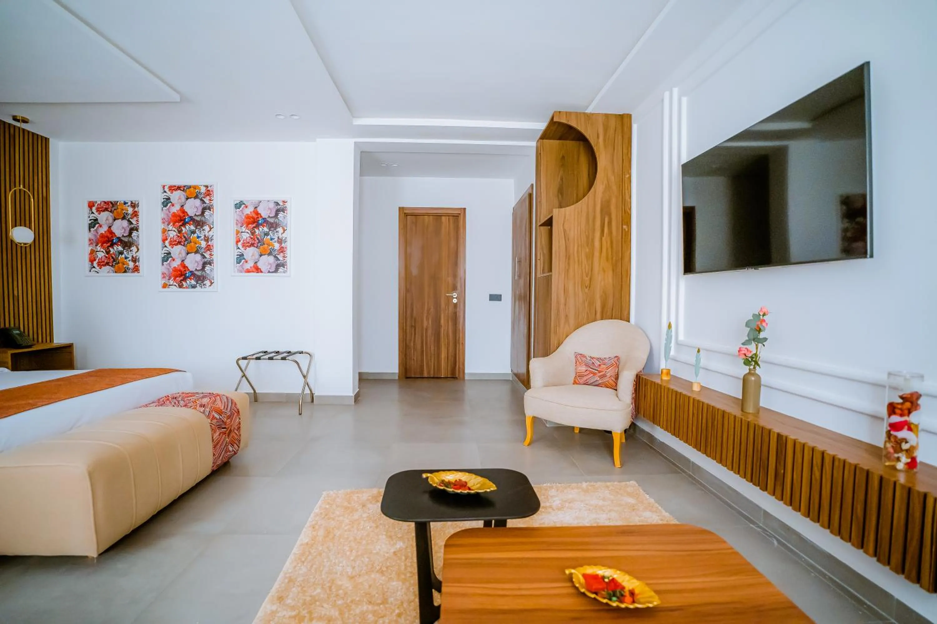 TV and multimedia, Bed in TIMAZIN HOTEL DAKHLA