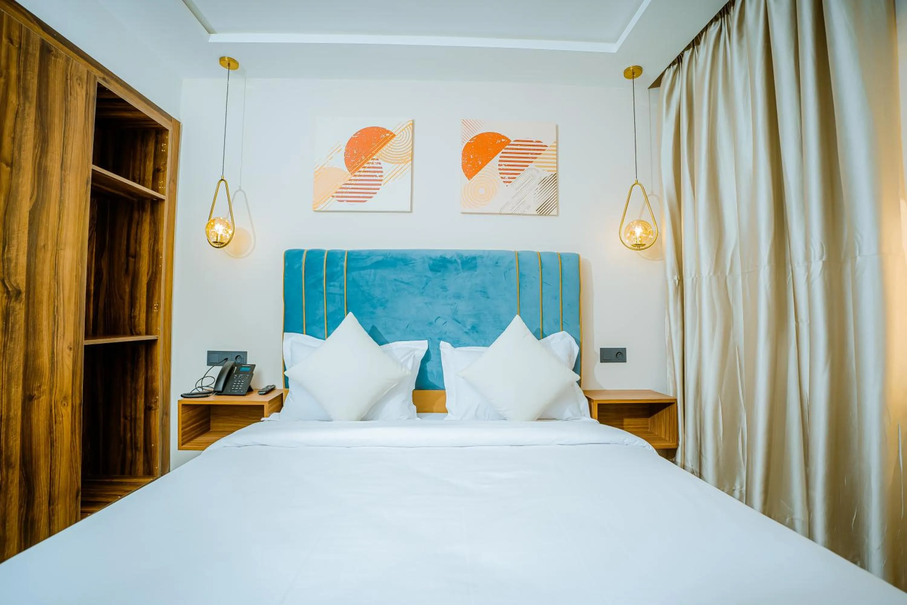 Bed in TIMAZIN HOTEL DAKHLA