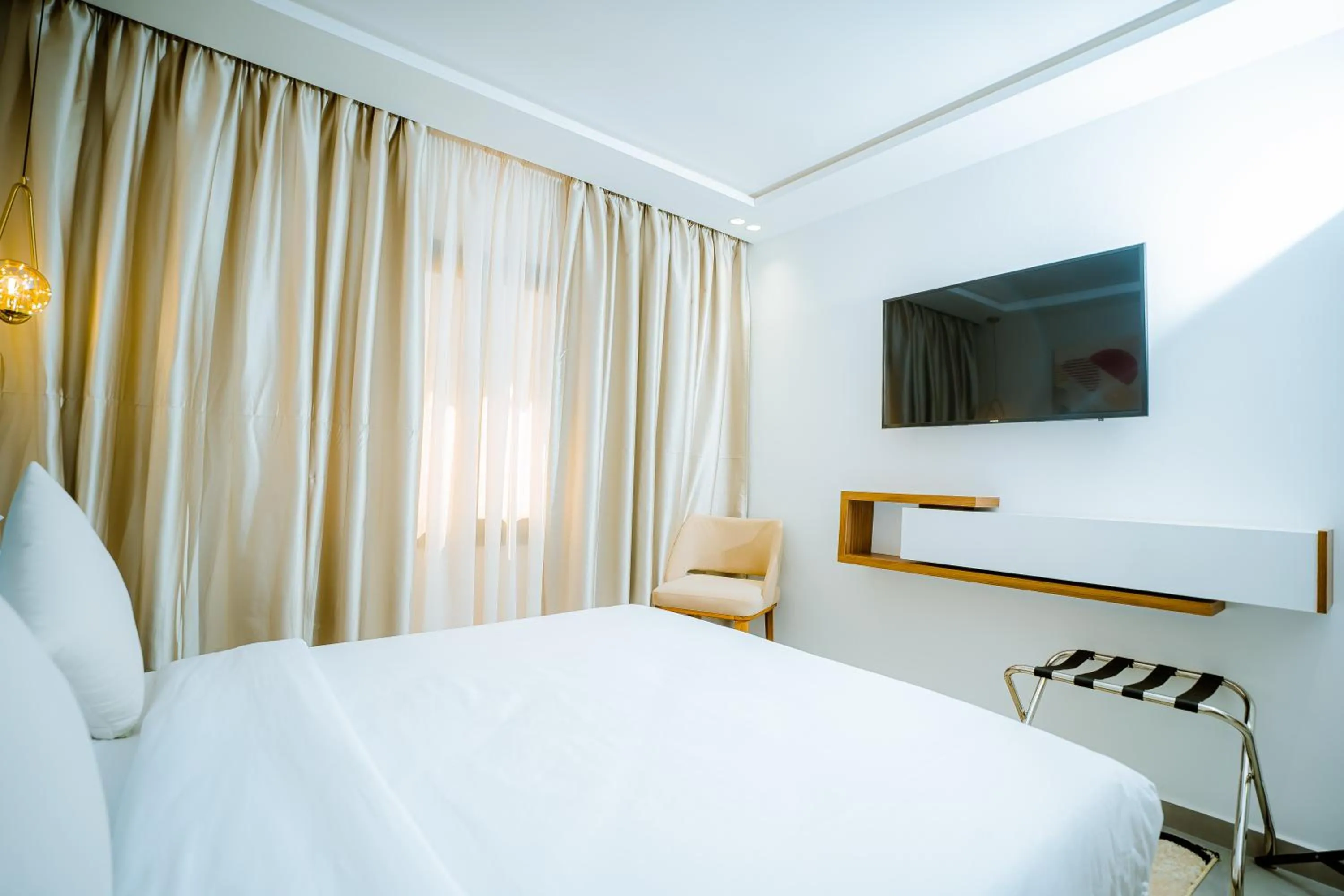 Bed in TIMAZIN HOTEL DAKHLA