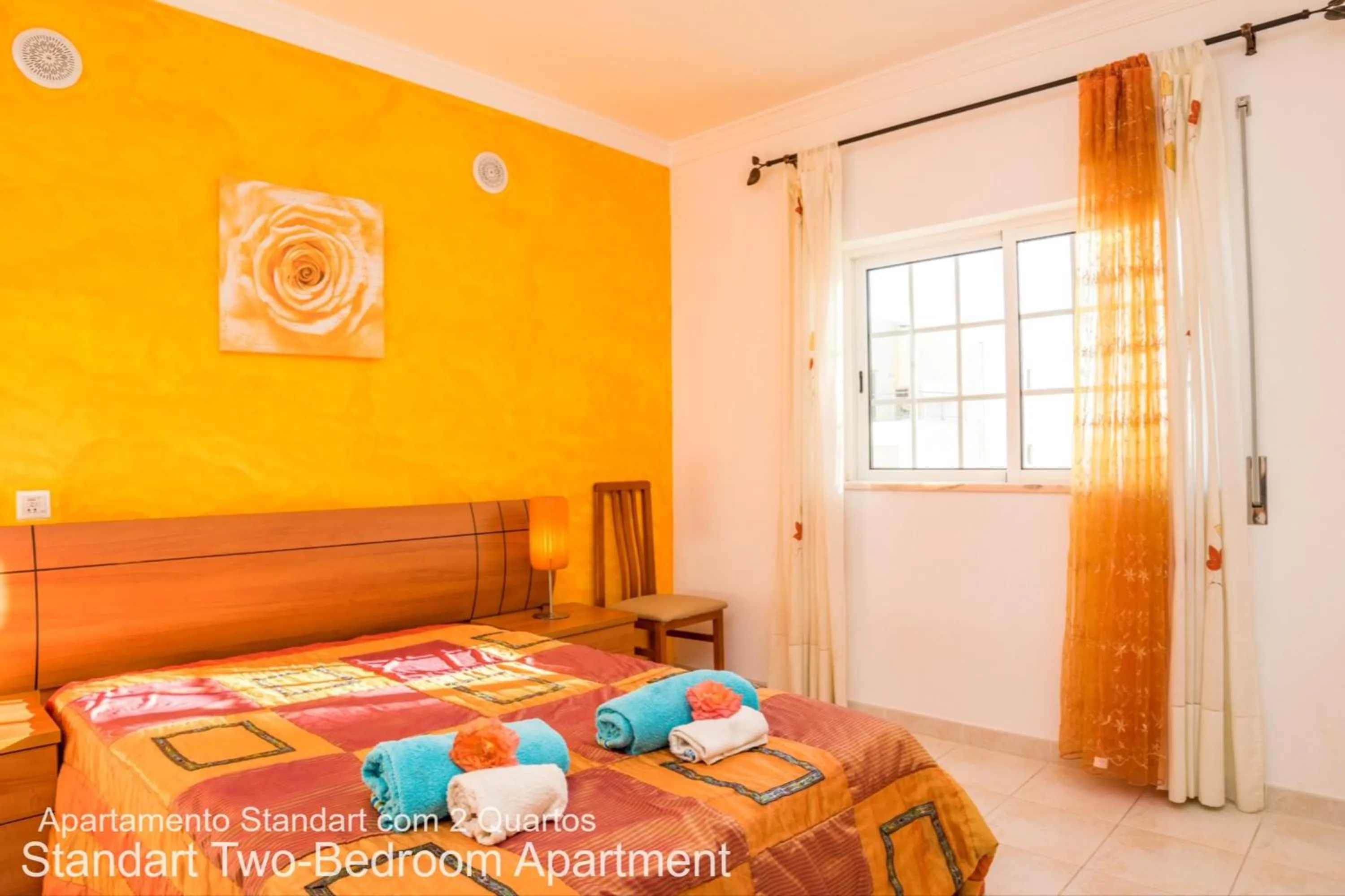 Bedroom, Bed in Akisol Albufeira Ocean II