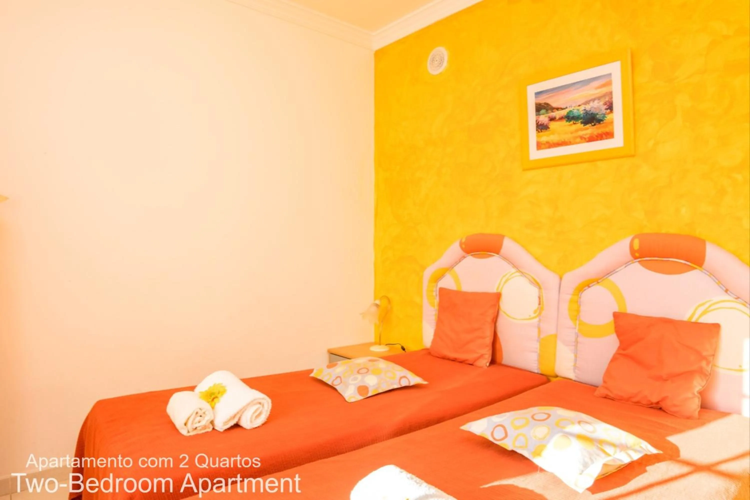 Bedroom, Bed in Akisol Albufeira Ocean II