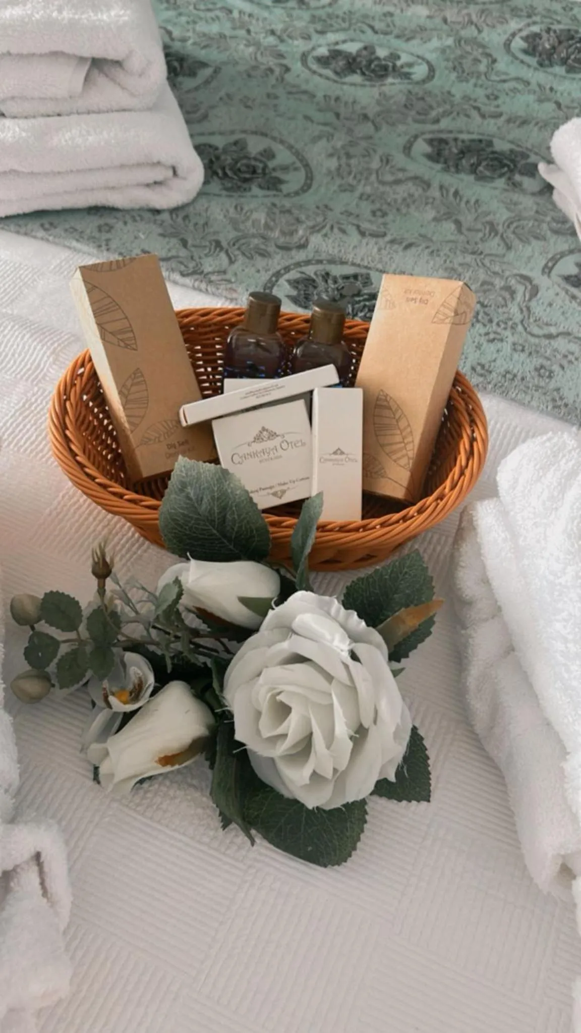 towels in Buyukada Cankaya Hotel