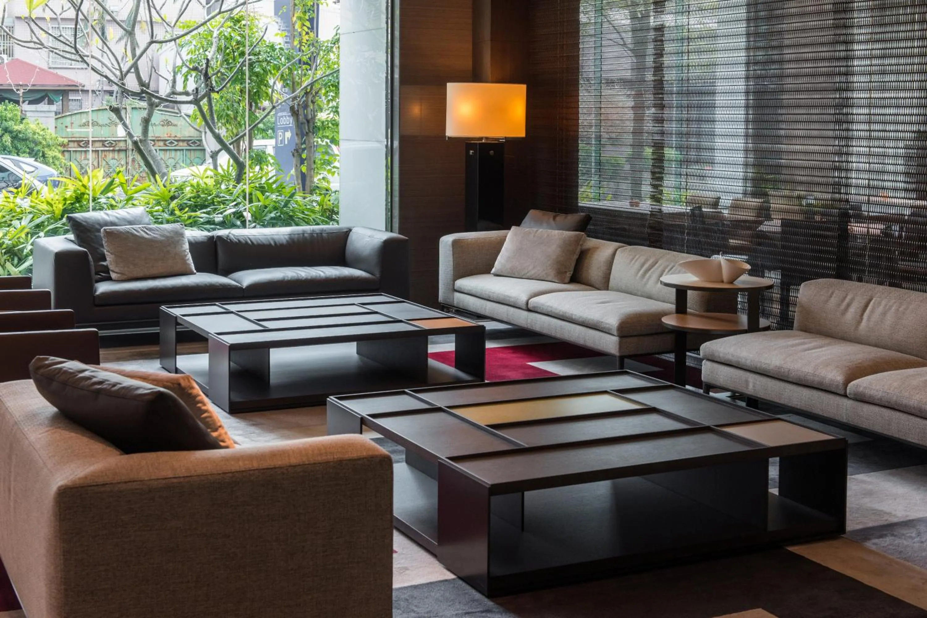 Seating area in Taipung Suites