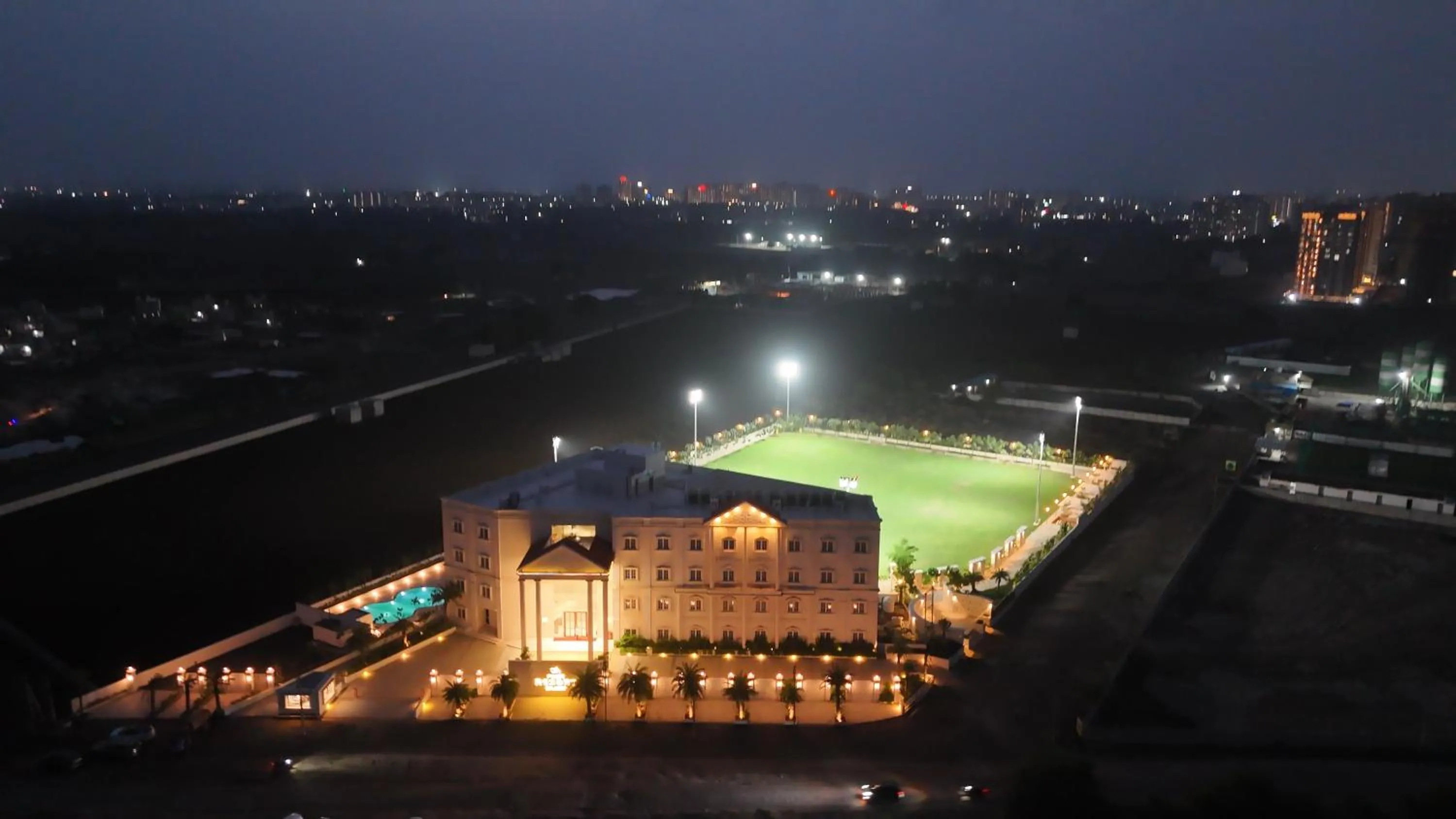 City view in Pride Resort, Rajkot