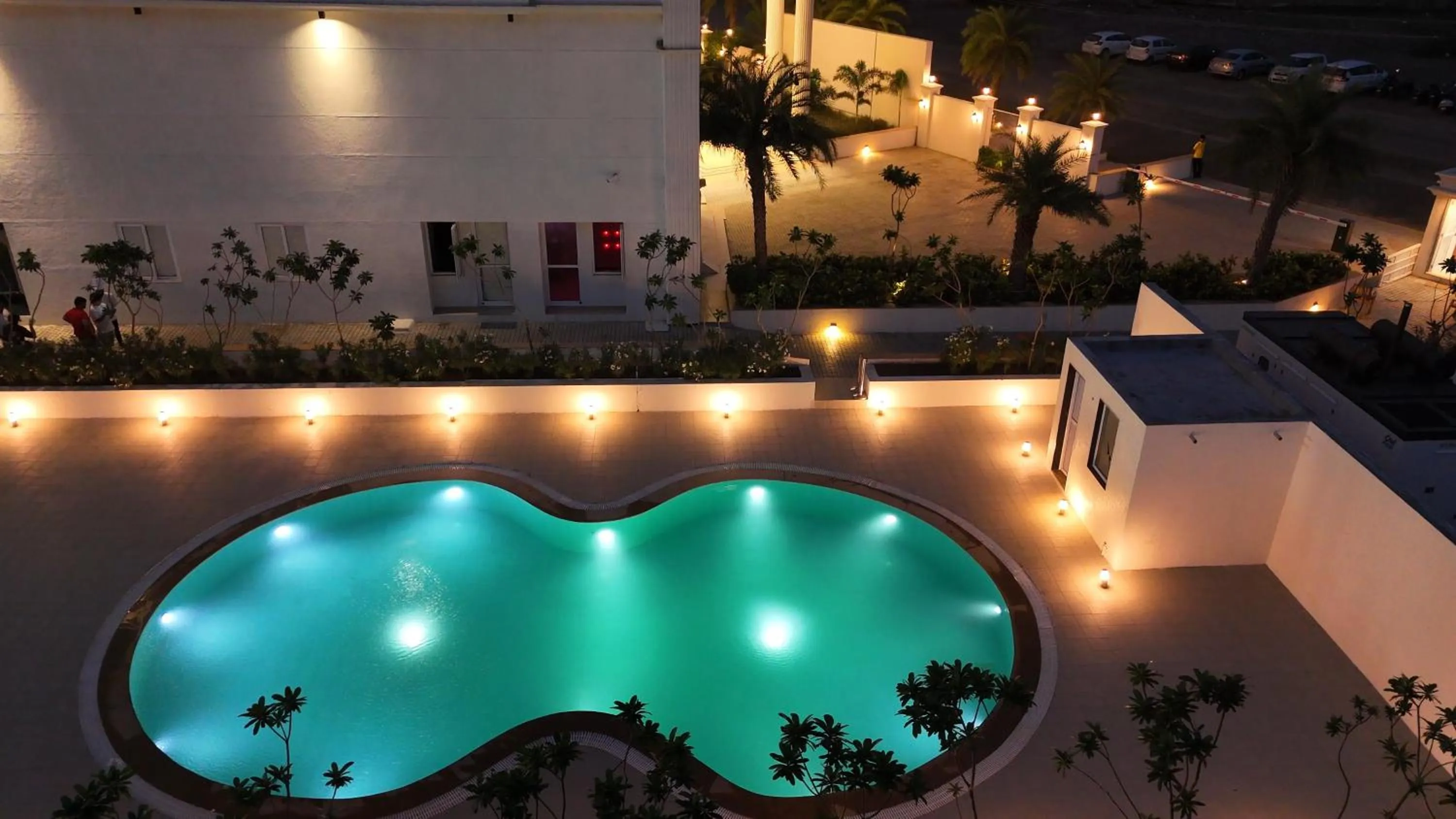 Pool view in Pride Resort, Rajkot