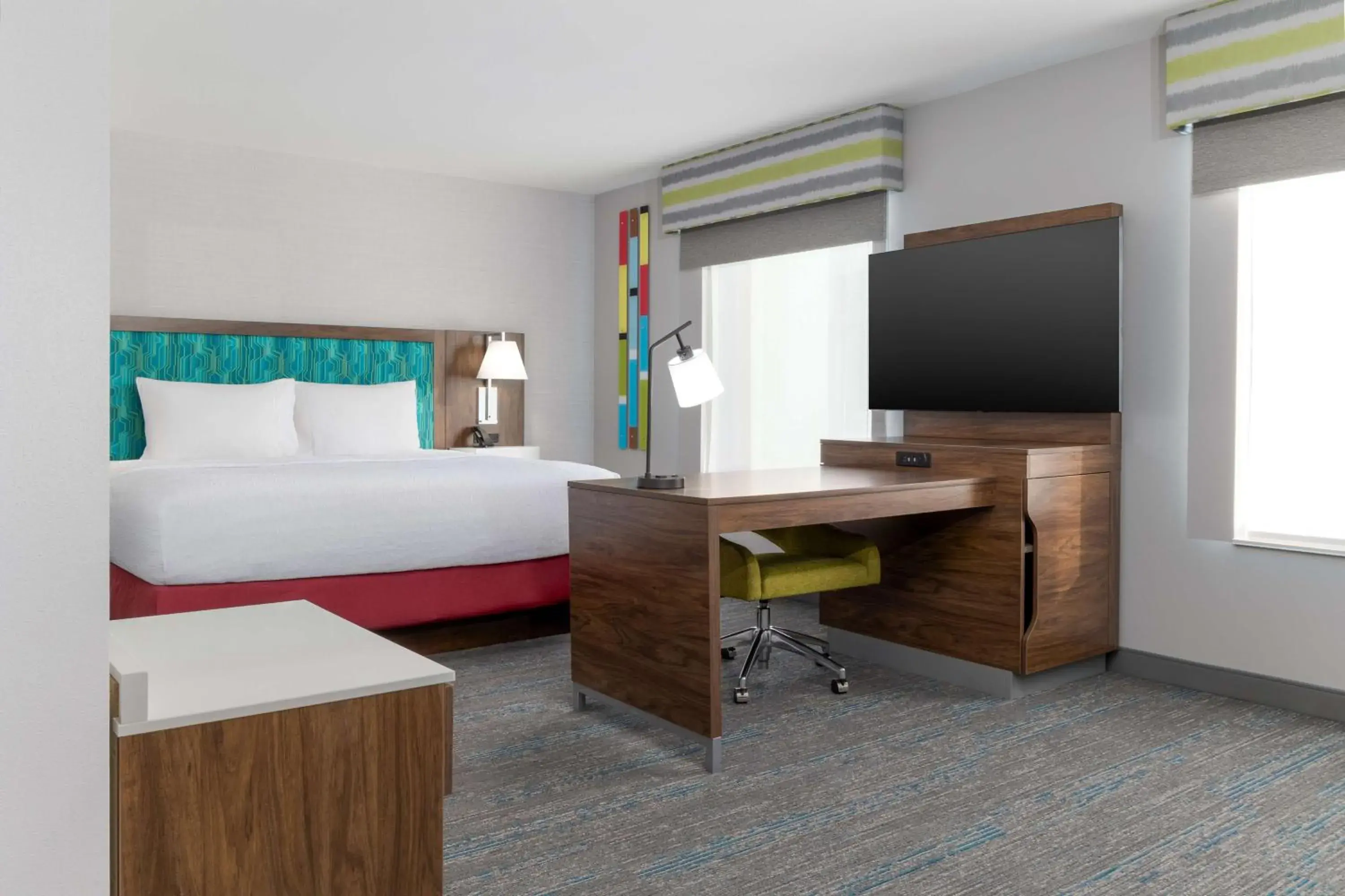 King Studio with Sofa Bed - Hearing Accessible in Hampton Inn & Suites Porter Ranch Los Angeles King Studio with Sofa Bed - Hearing Accessible in Hampton Inn & Suites Porter Ranch Los Angeles
