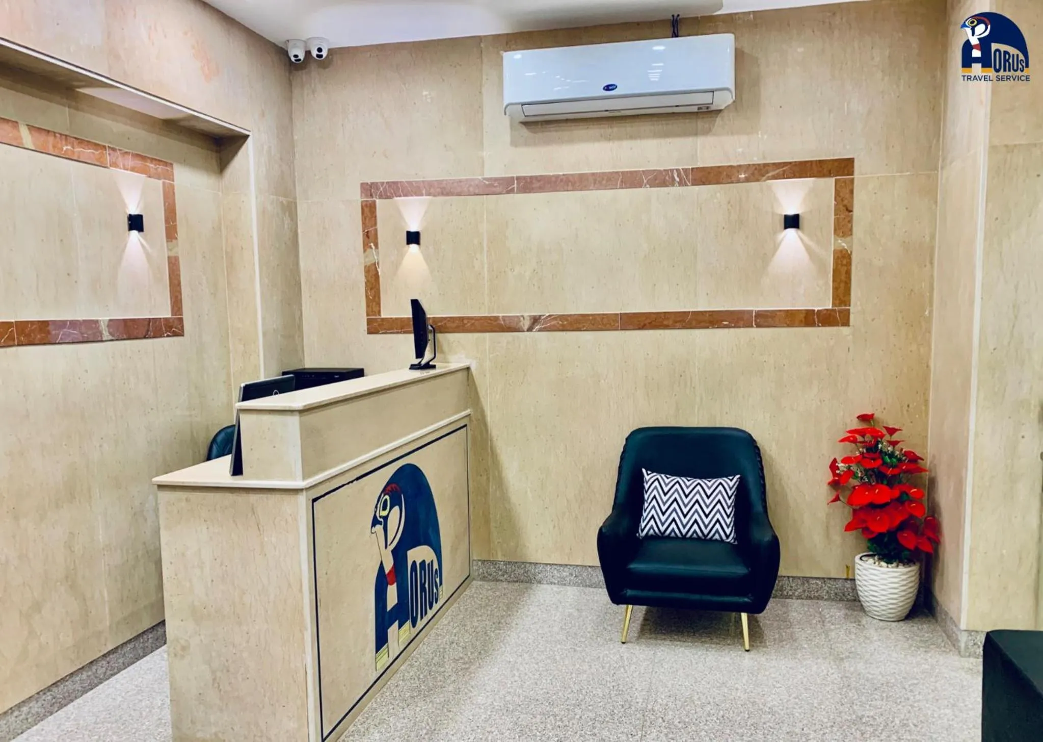 Lobby or reception in Horus Horizon INN Pyramids View