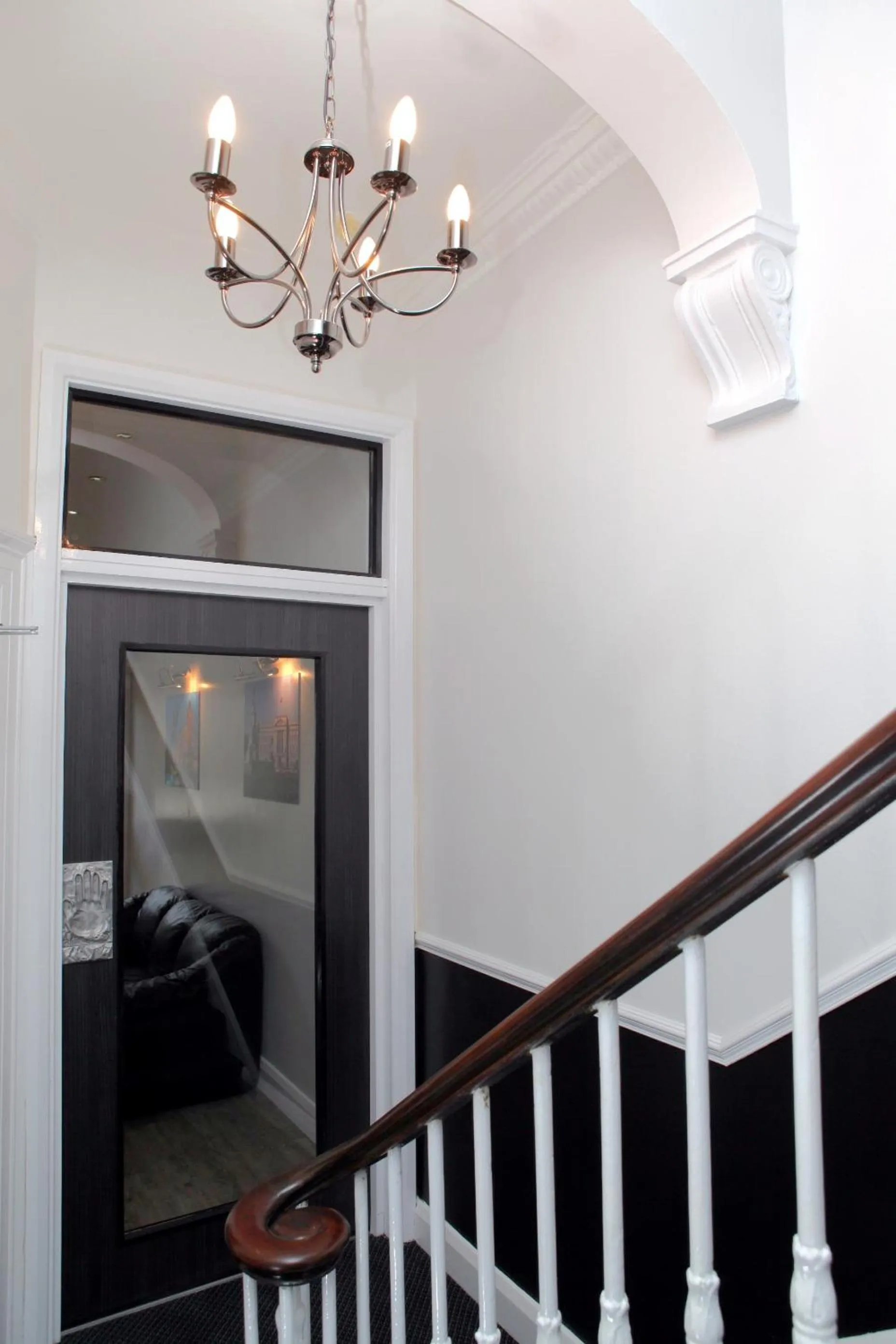 Decorative detail in The Omega Hotel