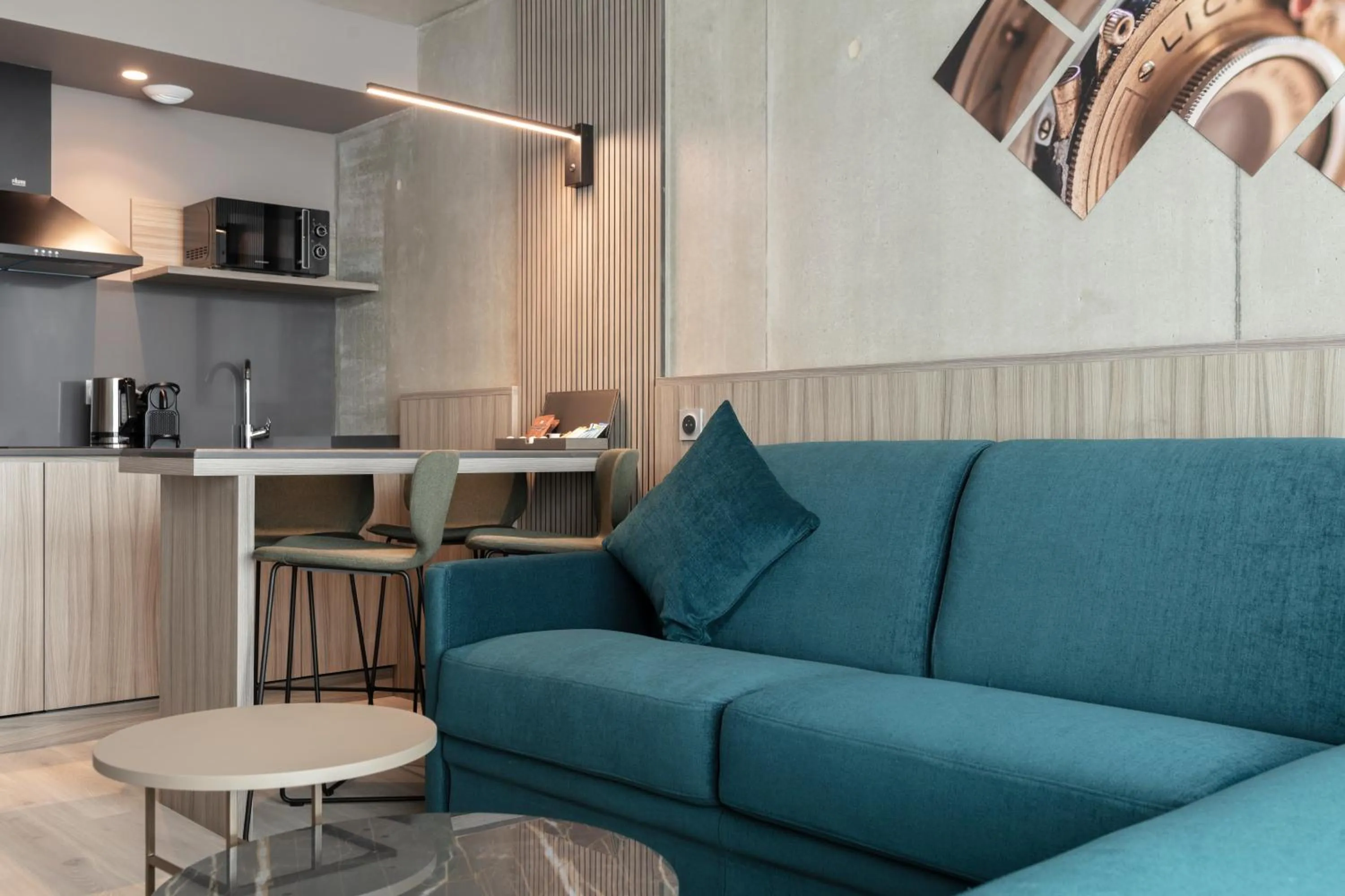 Kitchen or kitchenette in Ki Space Hotel & Spa - near Disneyland Paris