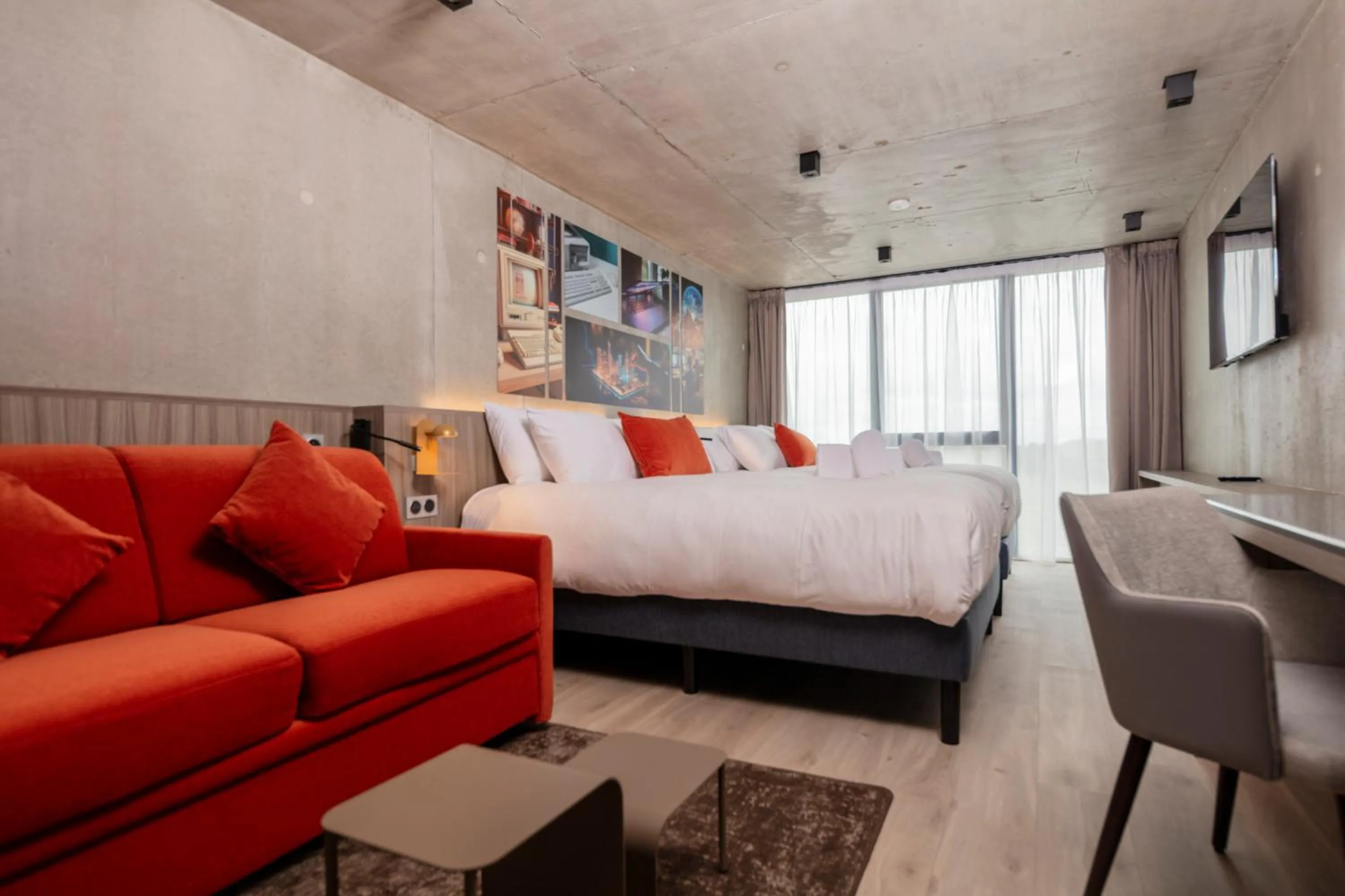 Bed in Ki Space Hotel & Spa - near Disneyland Paris