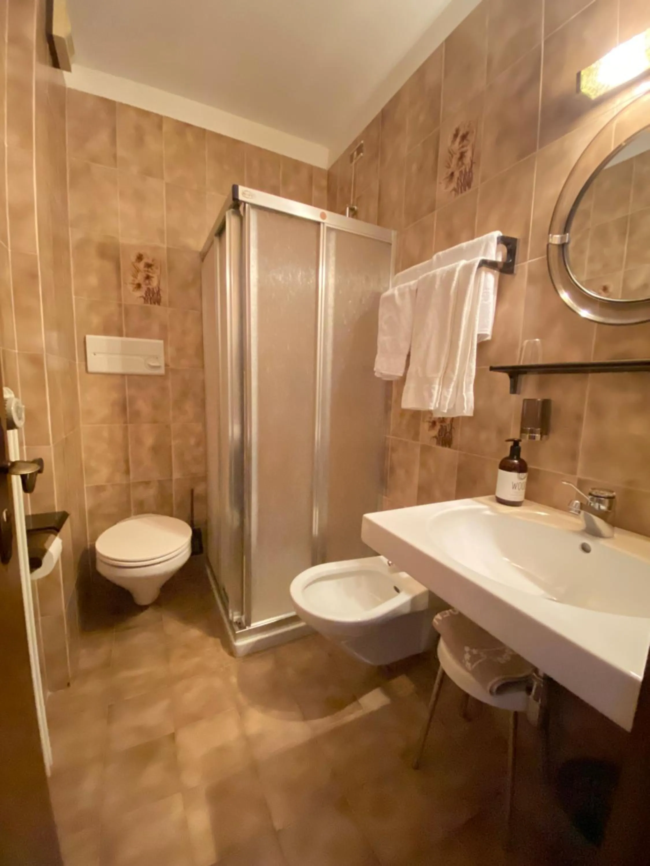 Bathroom in Affittacamere Garden Cavalese