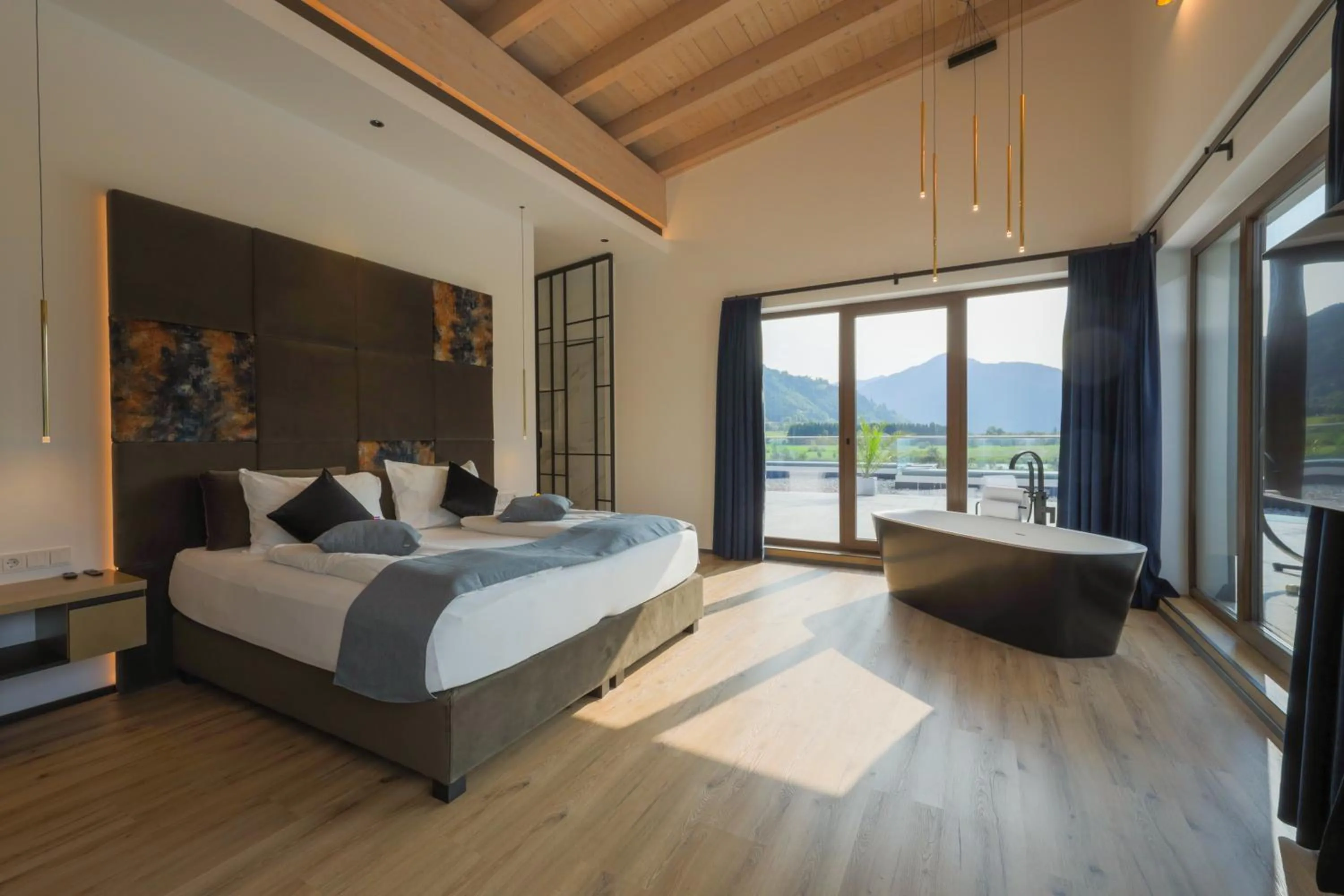 Bed in Sonja Alpine Resort