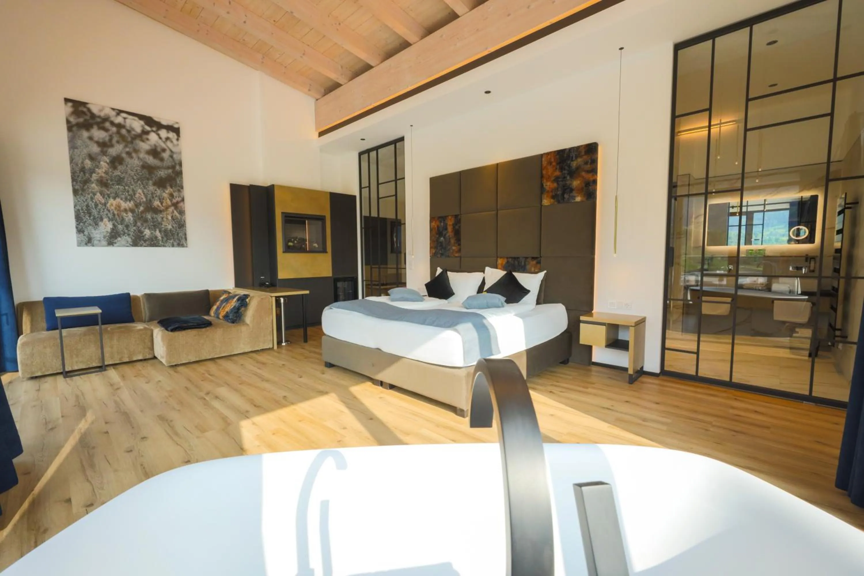 Bed in Sonja Alpine Resort