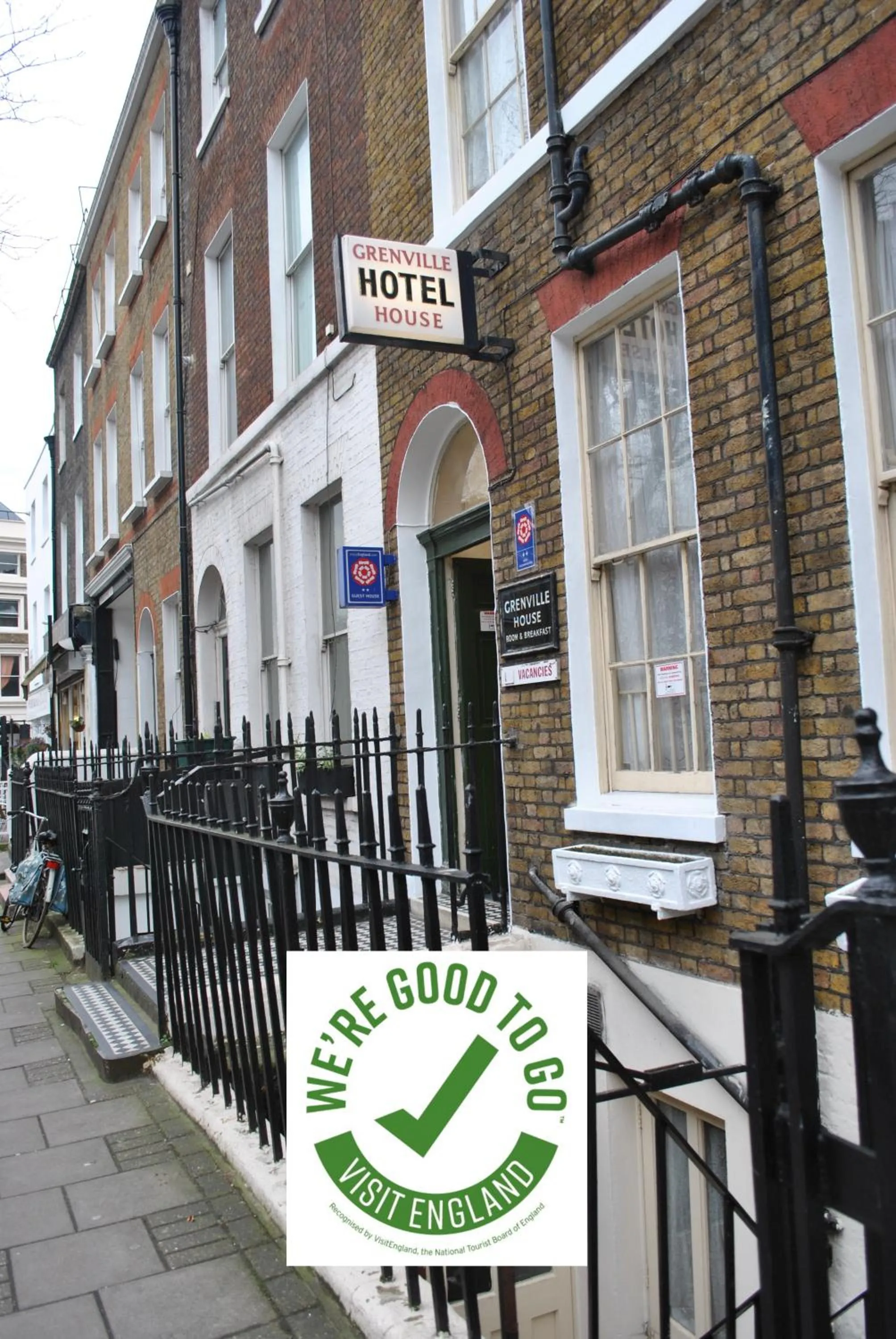Facade/entrance in Grenville House Hotel