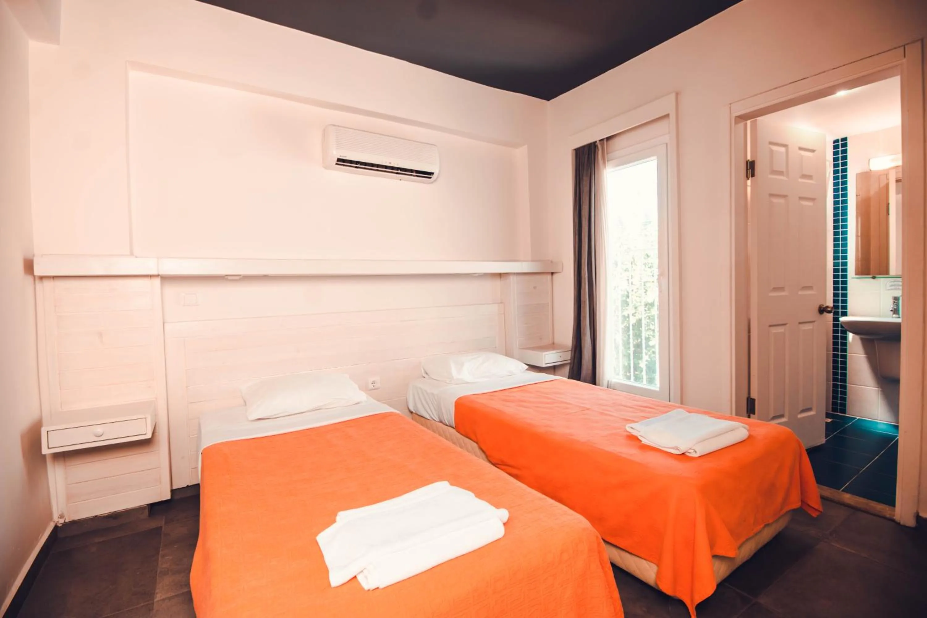 Bed in Muskebi Apart Otel