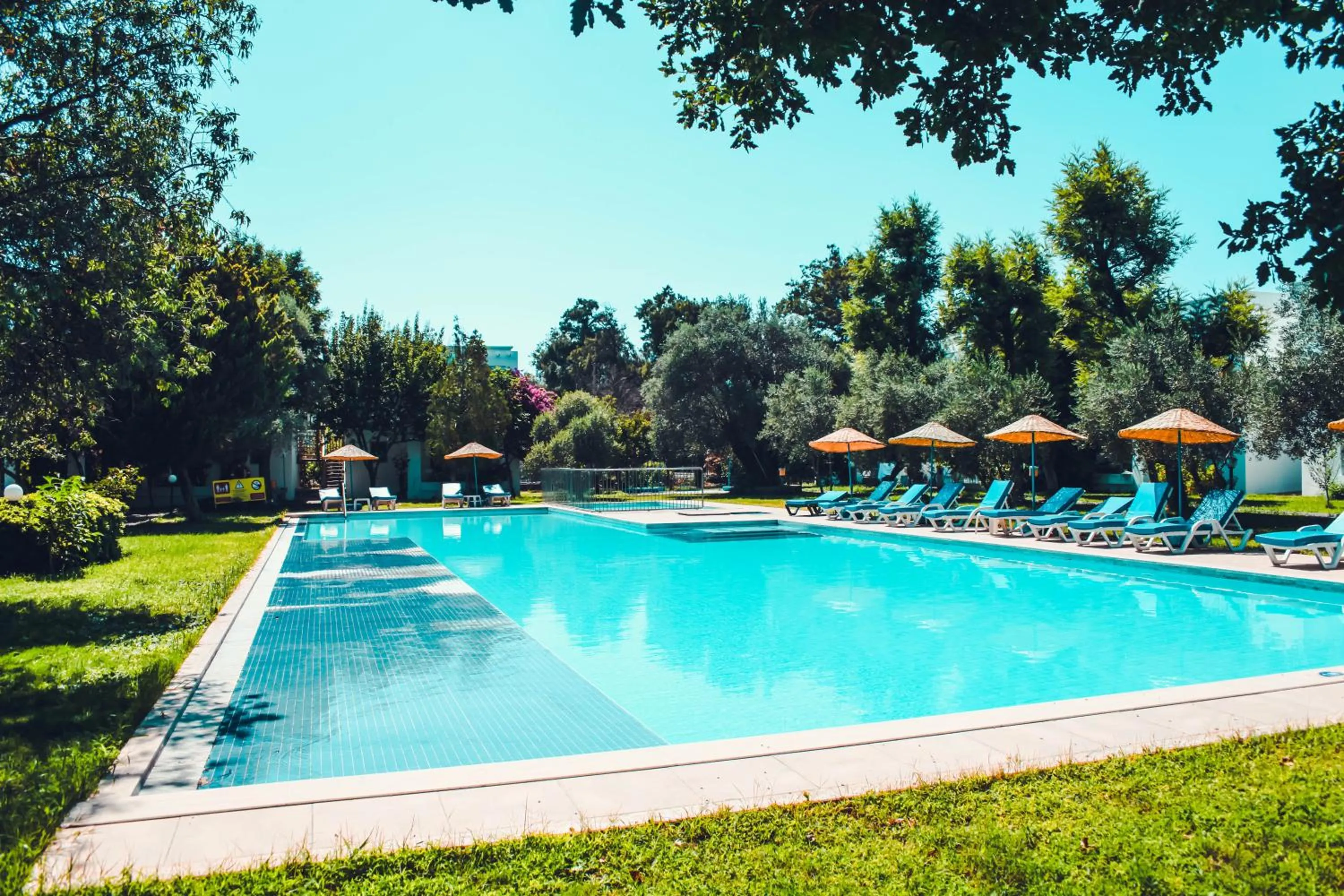 Swimming pool in Muskebi Apart Otel