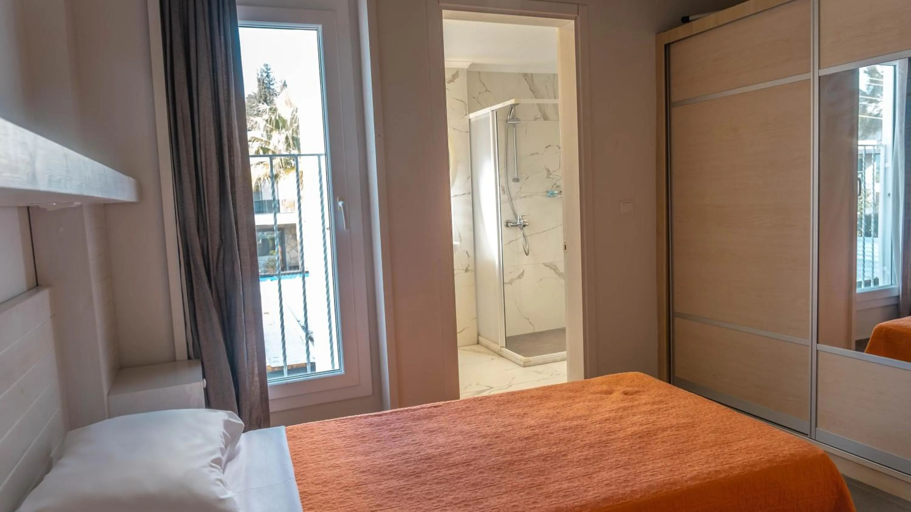 Bed in Muskebi Apart Otel