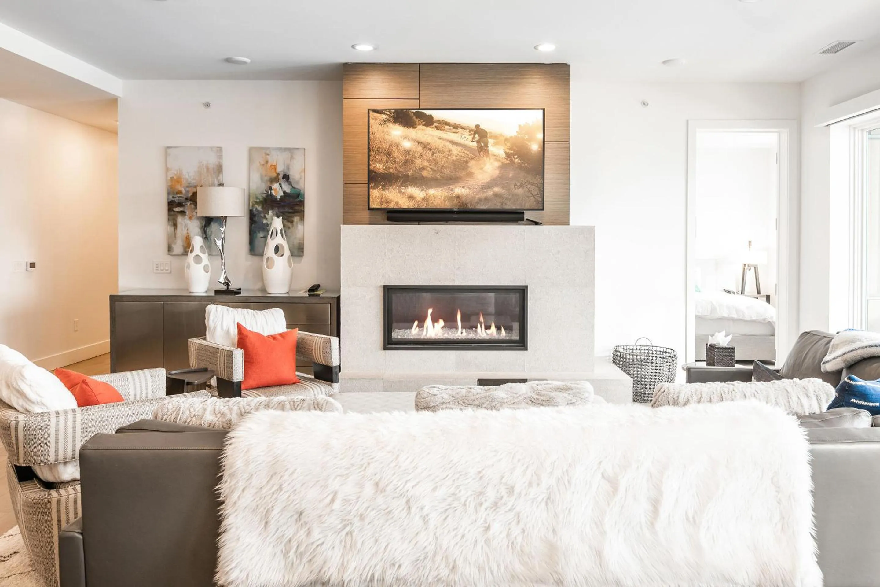 TV and multimedia, Seating Area in Apex at Park City